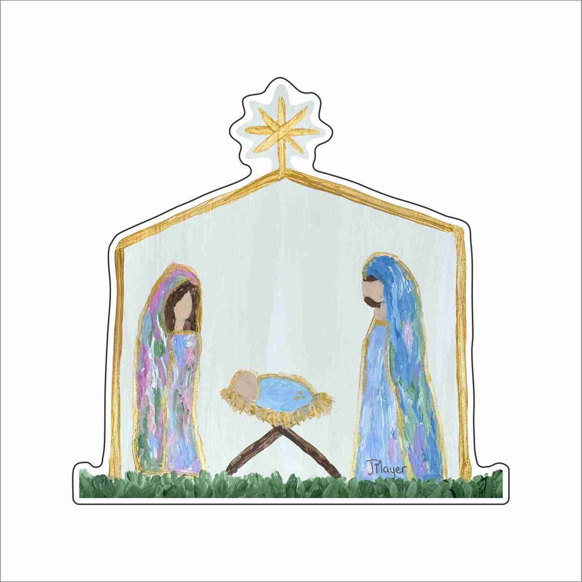 JPA-053 Nativity 2026 Mini | 0.50Acrylic Mini Contour