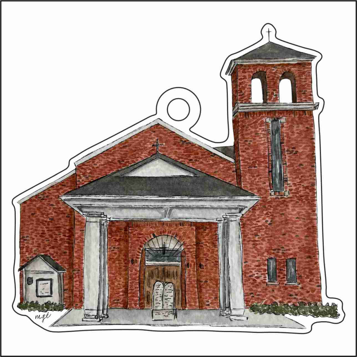 MGT-056 Our Lady of Prompt Succor Ornament | 0.25Acrylic Ornament