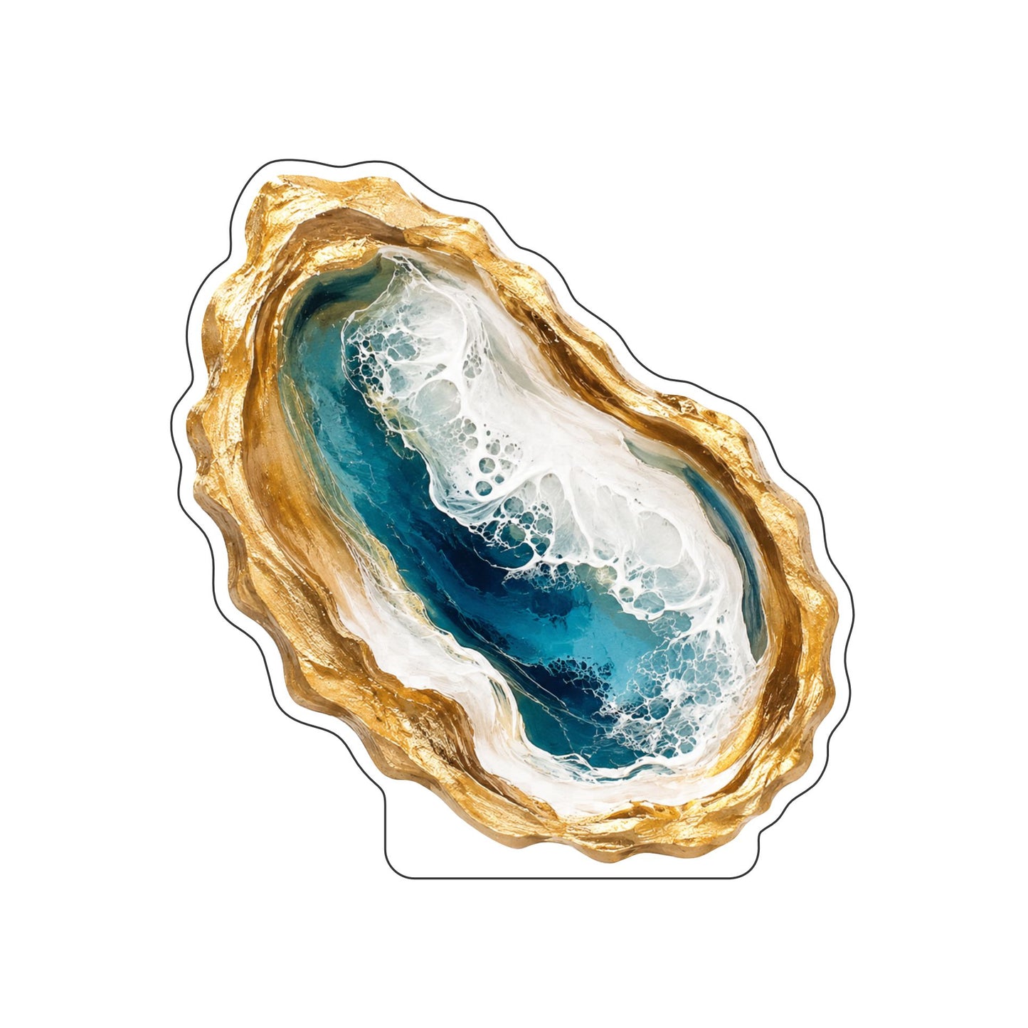 AAS-001 Oyster Shell | 0.75Acrylic Contour