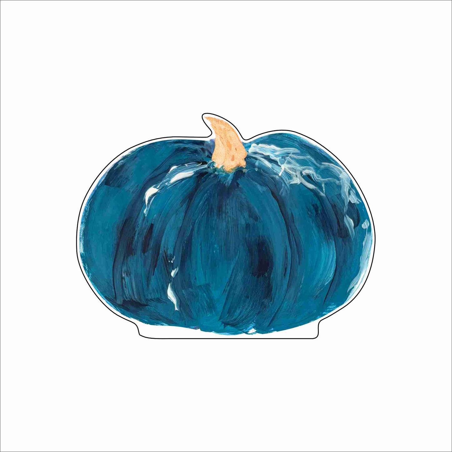 AAS-003 Small Coastal Pumpkin Mini | 0.50Acrylic Mini Contour