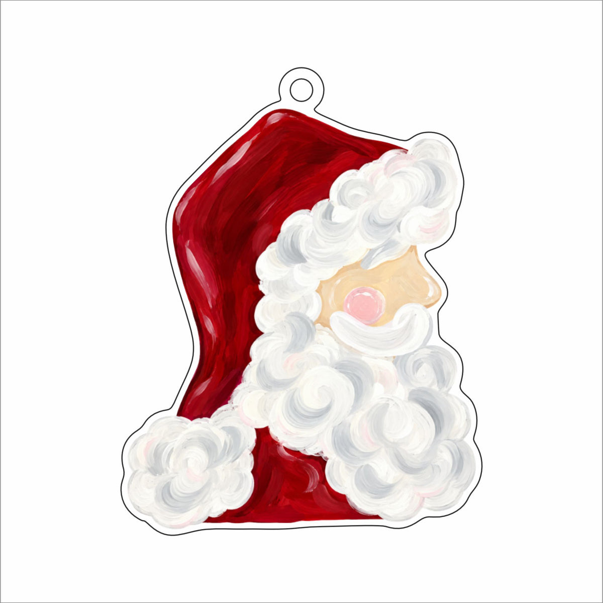 AAT-006 Santa Ornament | 0.25Acrylic Ornament