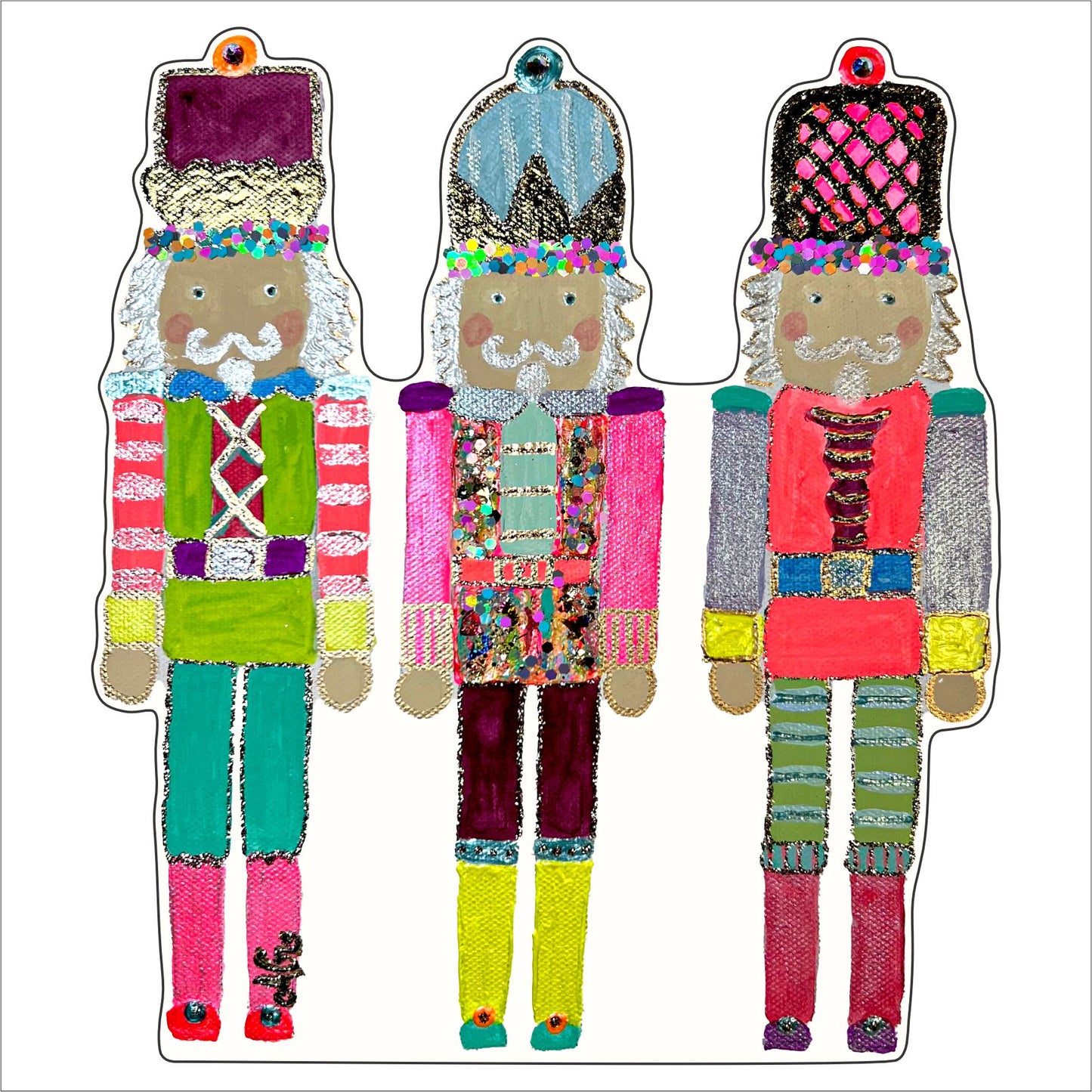 AGA-003 Candy Nutcrackers | 0.75Acrylic Contour