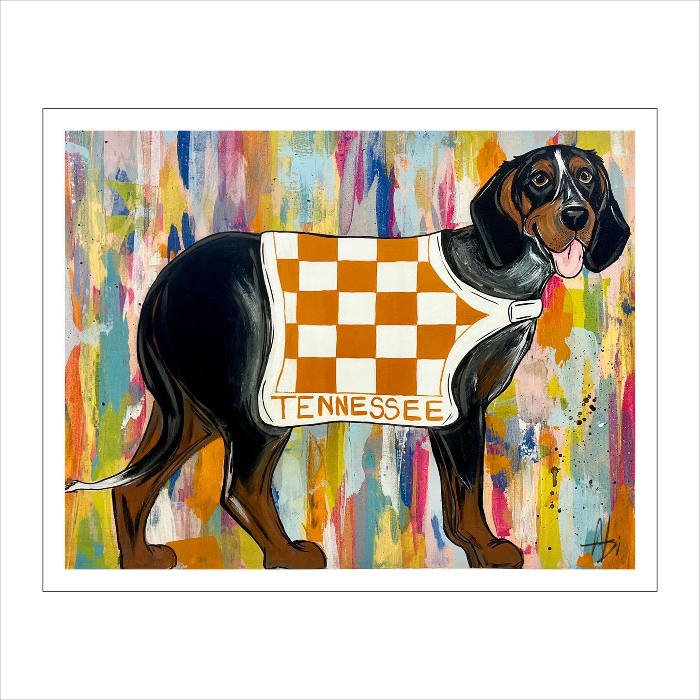 AHM-001 Tennessee Dog | 11x14 Watercolor Paper | Bulk (Sold in batches of 15)