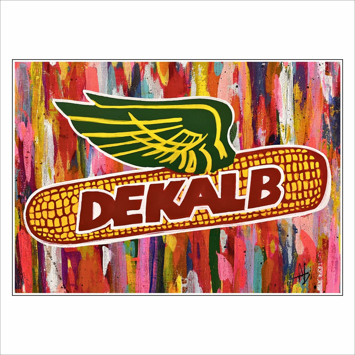 AHM-011 Corn on Dekalb | 0.75in. Acrylic Contour |
