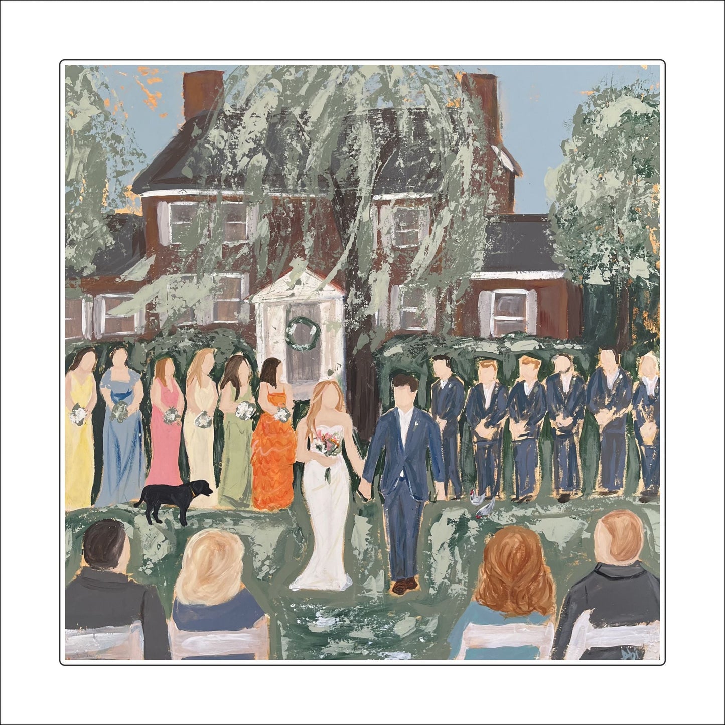 AHM-023 Wedding Ceremony | 0.75Acrylic Contour | Case of 25
