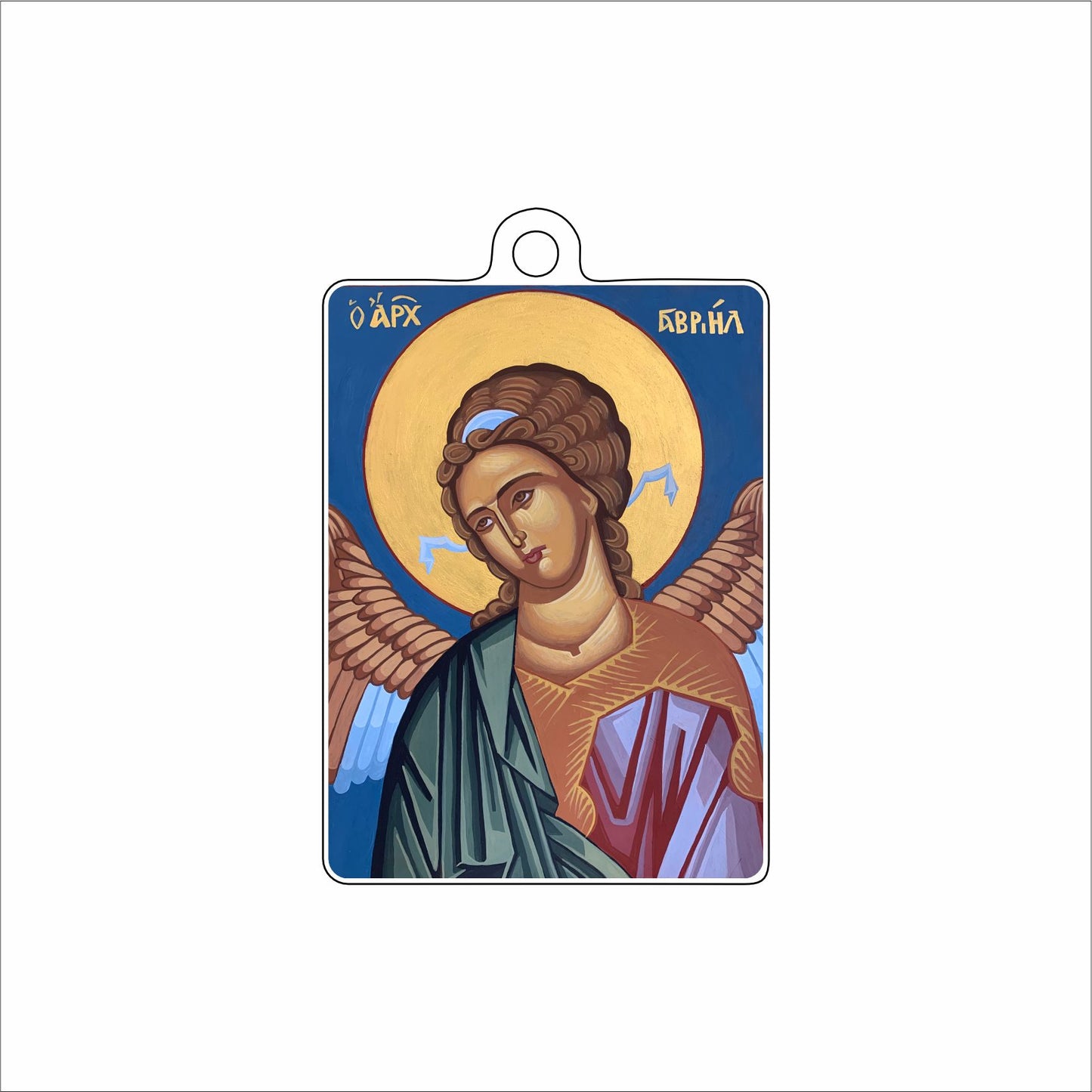 ALR-009 Angel Gabriel Ornament | 0.25Acrylic Ornament