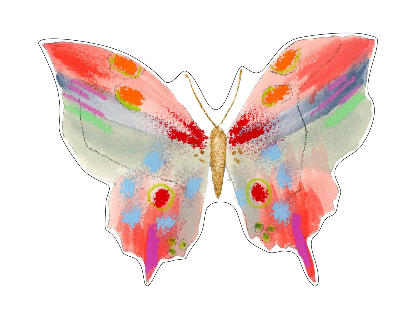 Butterfly of Hope | 0.75in. Acrylic Cutout | Single