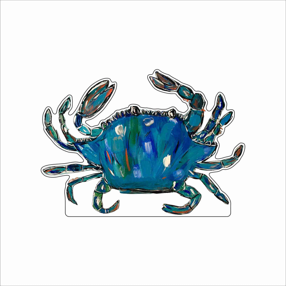 AMSA-001 Blue Crab Mini | 0.50Acrylic Mini Contour