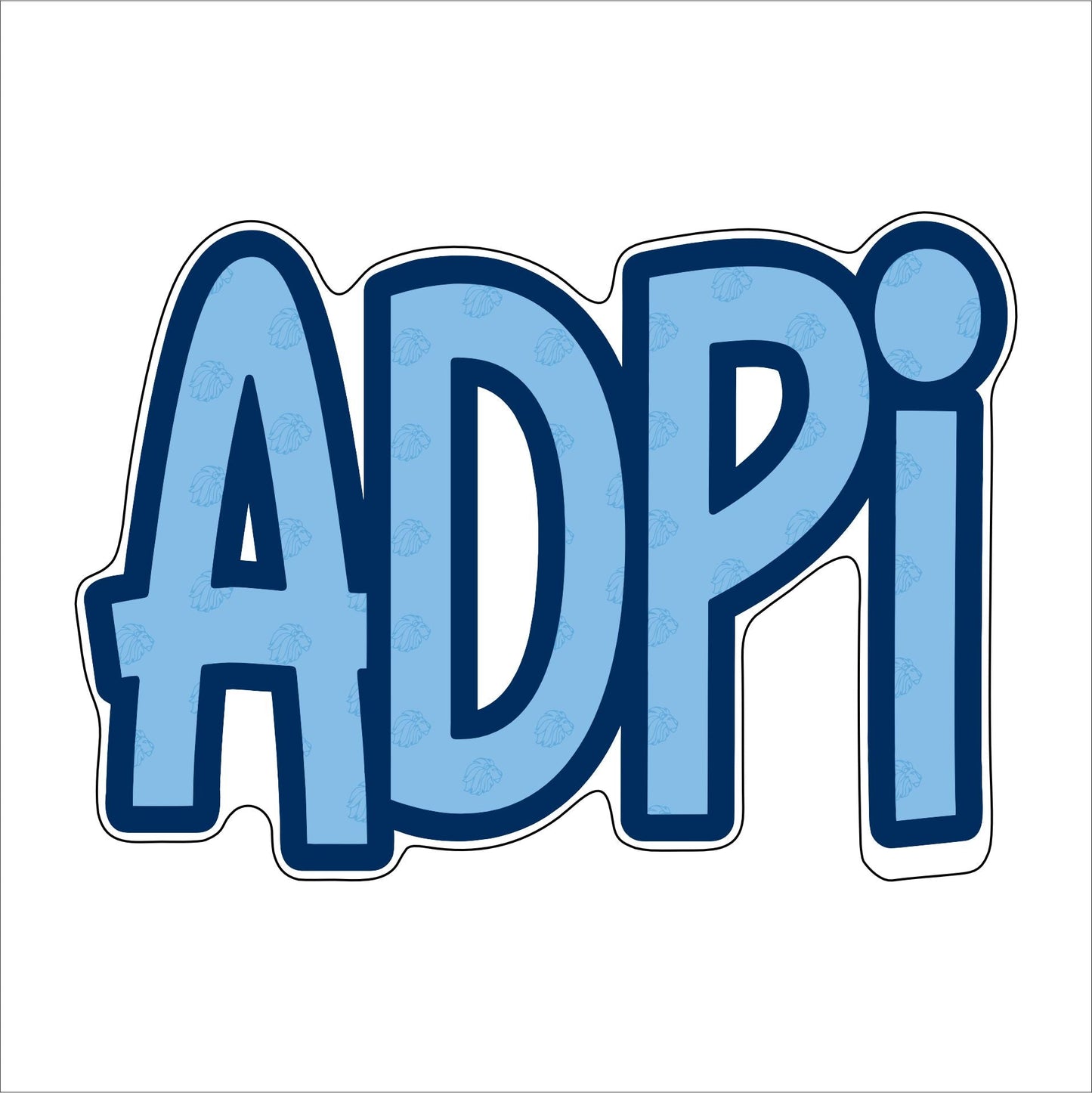 ADPi | 0.75in. Acrylic Cutout | Case Bundle any 10+