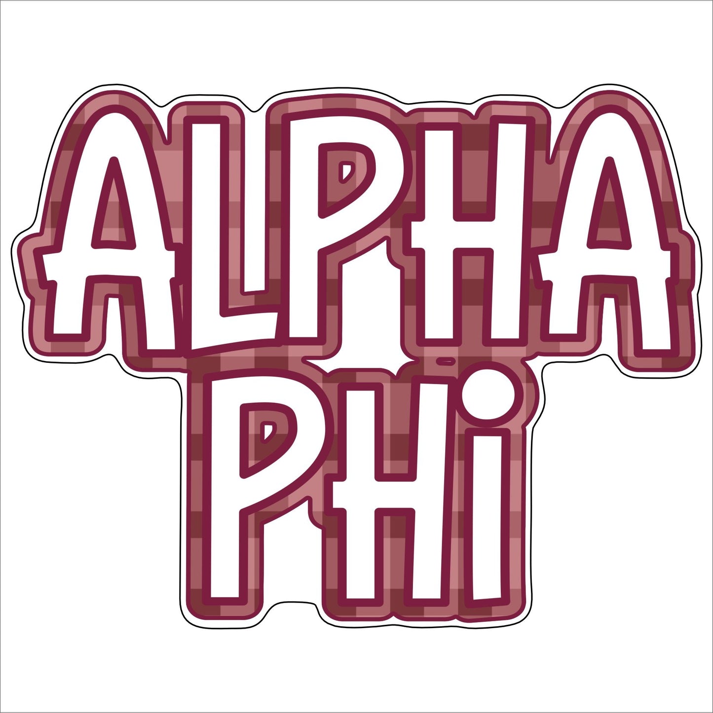 Alpha Phi | 0.50in. Acrylic Mini |