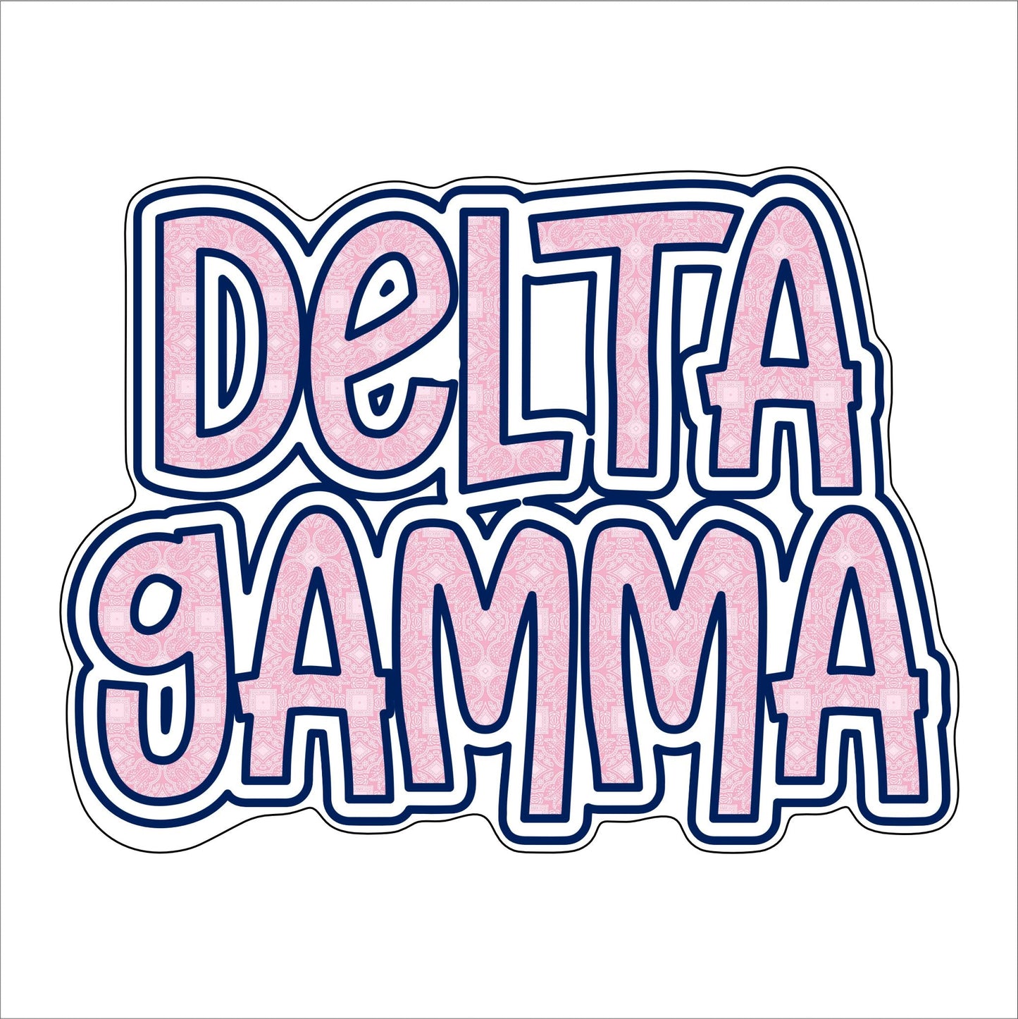 Delta Gamma | 0.50in. Acrylic Mini |