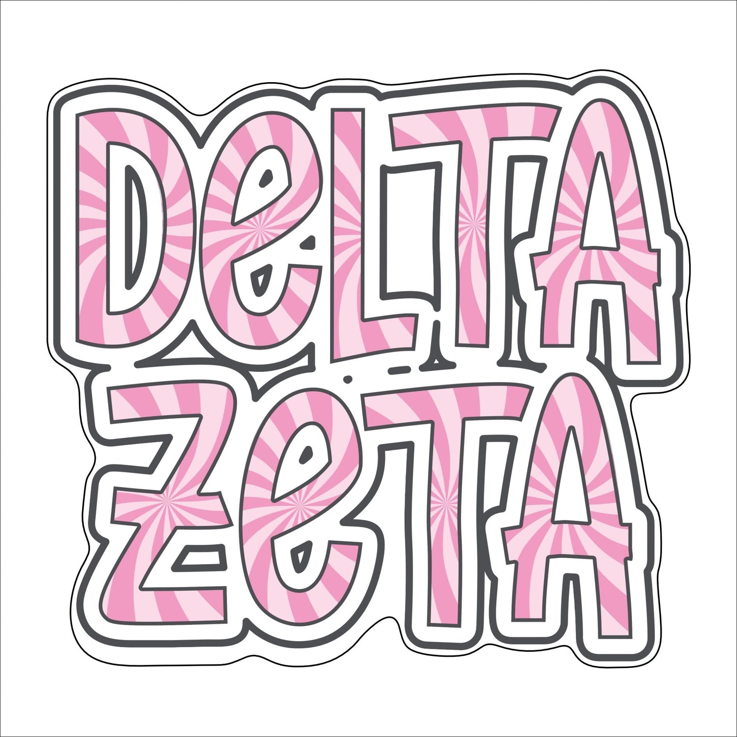 Delta Zeta | 0.75in. Acrylic Cutout |
