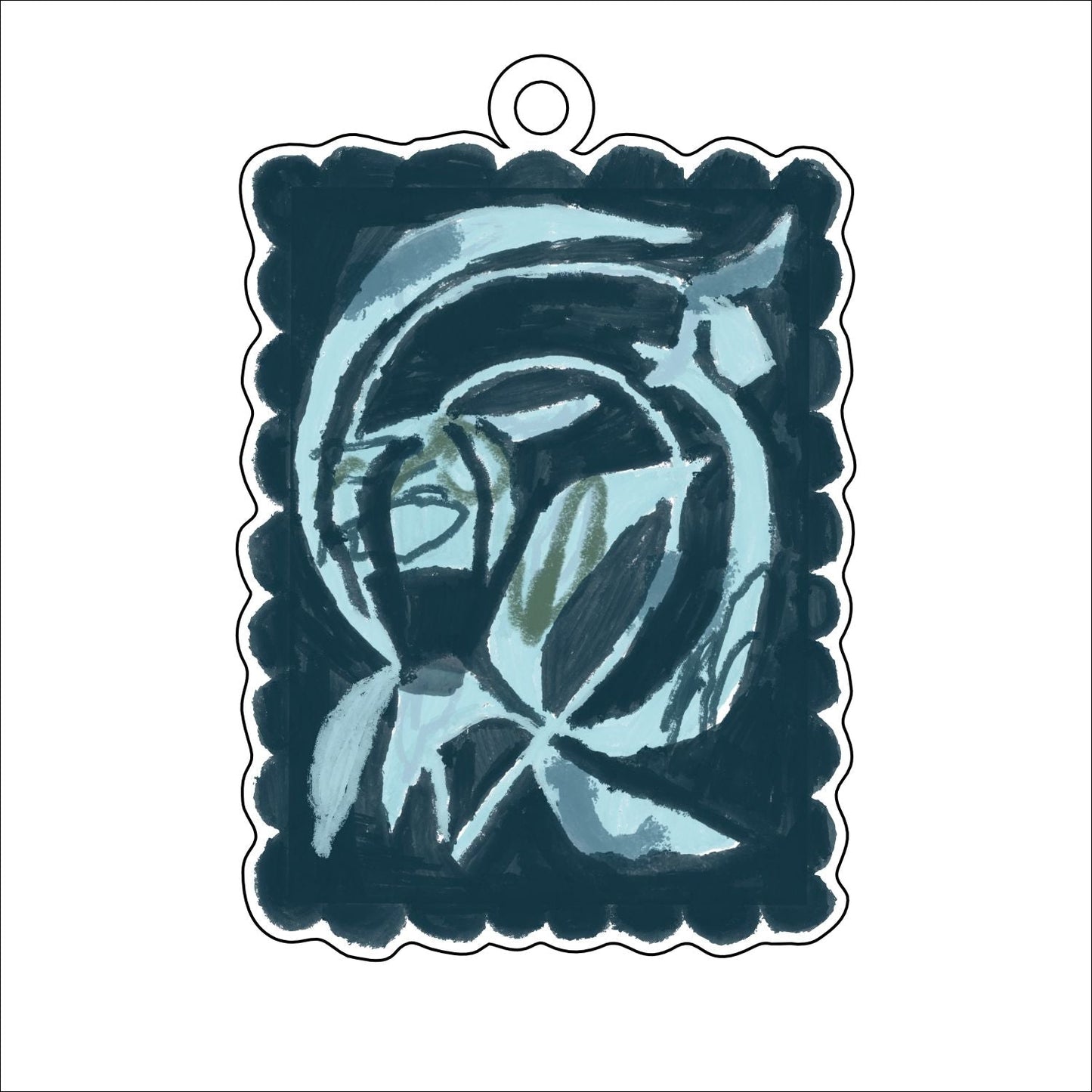 AST-001 Tideform Ornament | 0.25in. Acrylic Ornament |