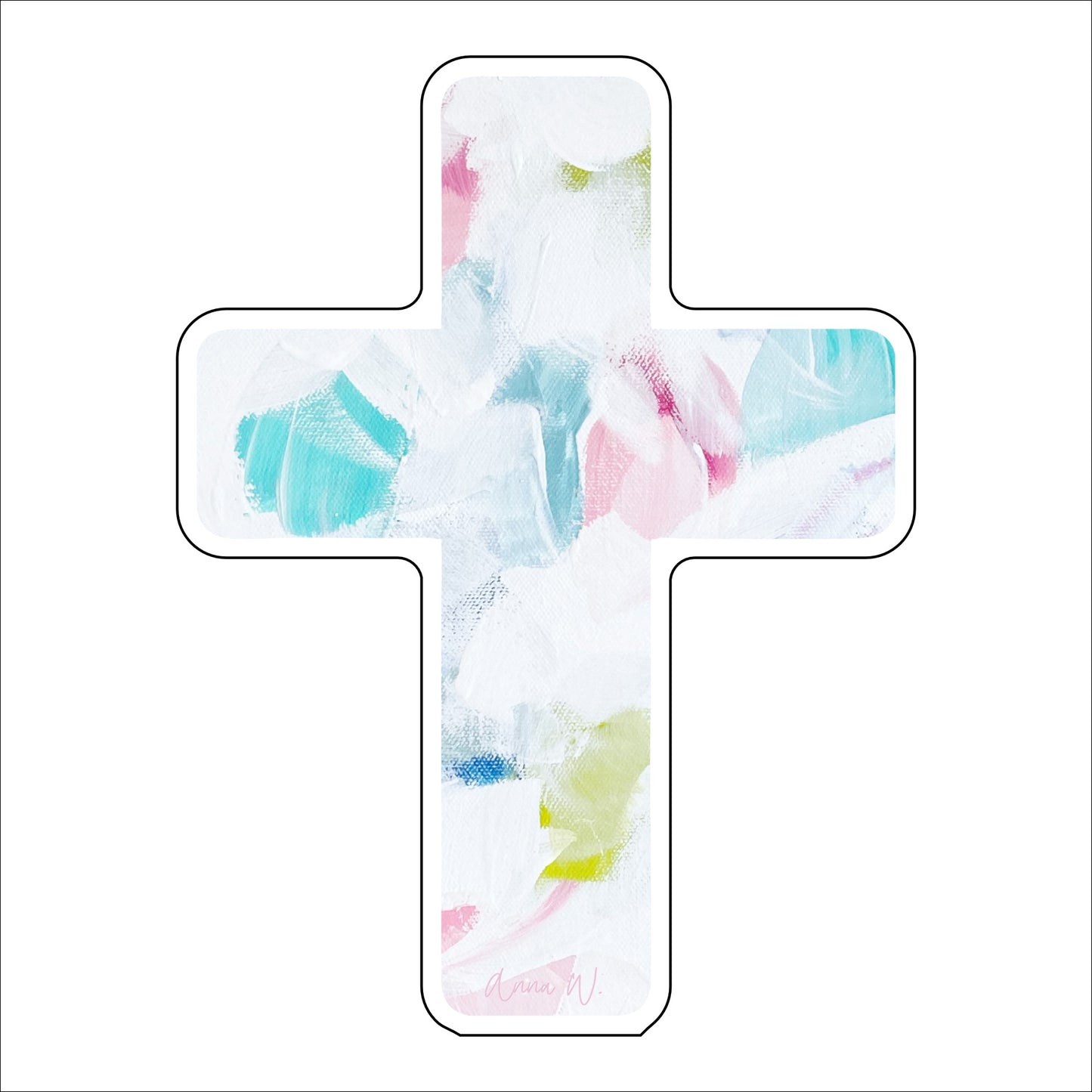 AWA-001 Cross | 0.75in. Acrylic Cutout | Case Bundle of 25