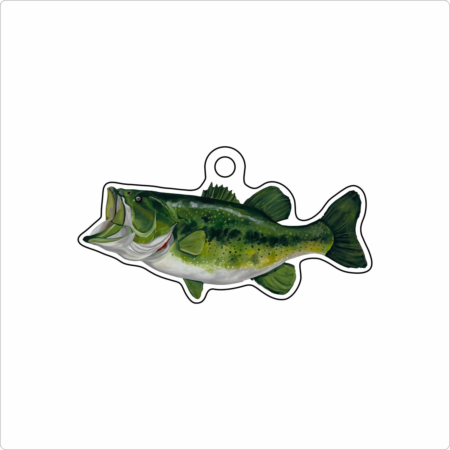 BLA-044 Large Mouth Bass Ornament | 0.25Acrylic Ornament |