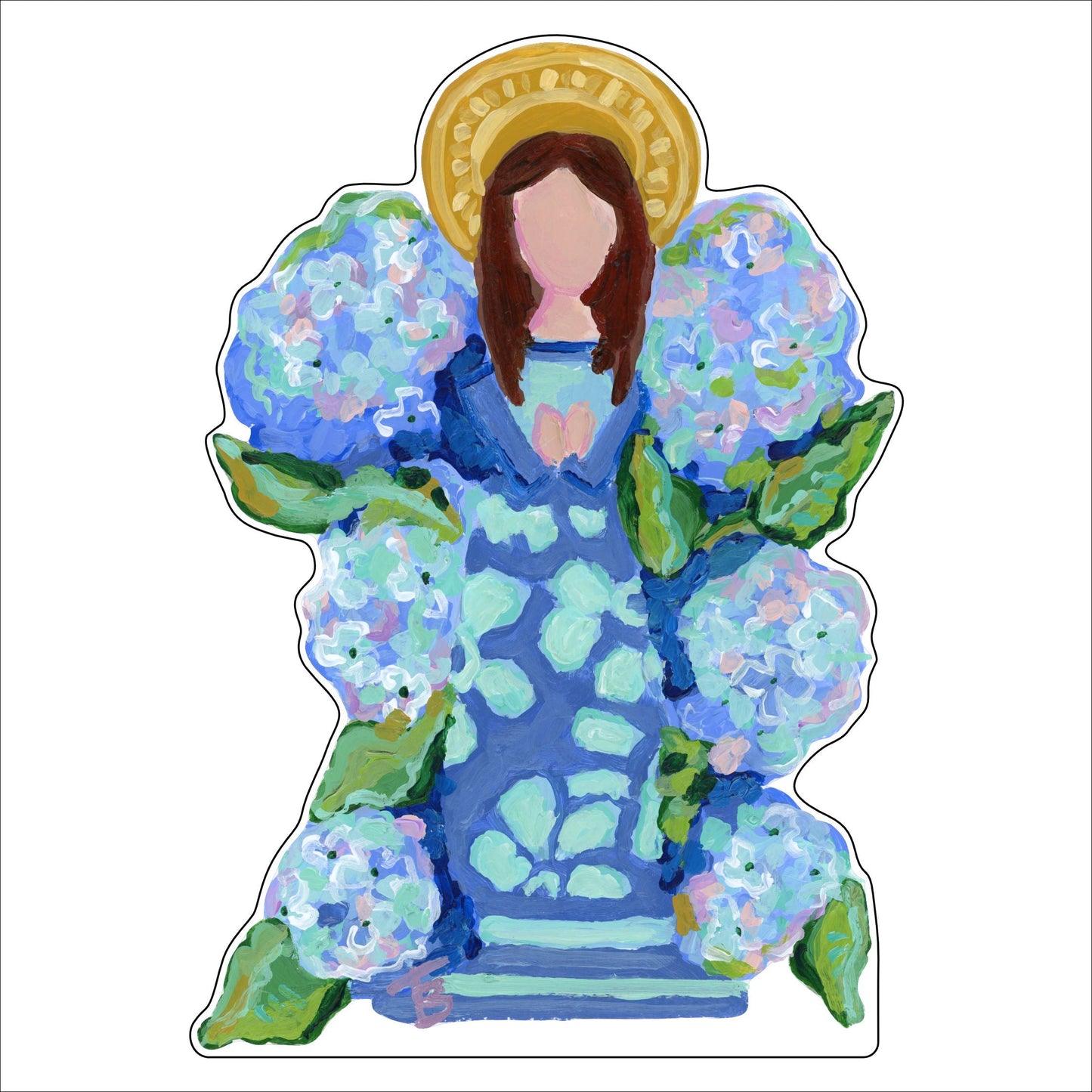 Angel Navy | 0.50in. Acrylic Mini | Case (any 10+)