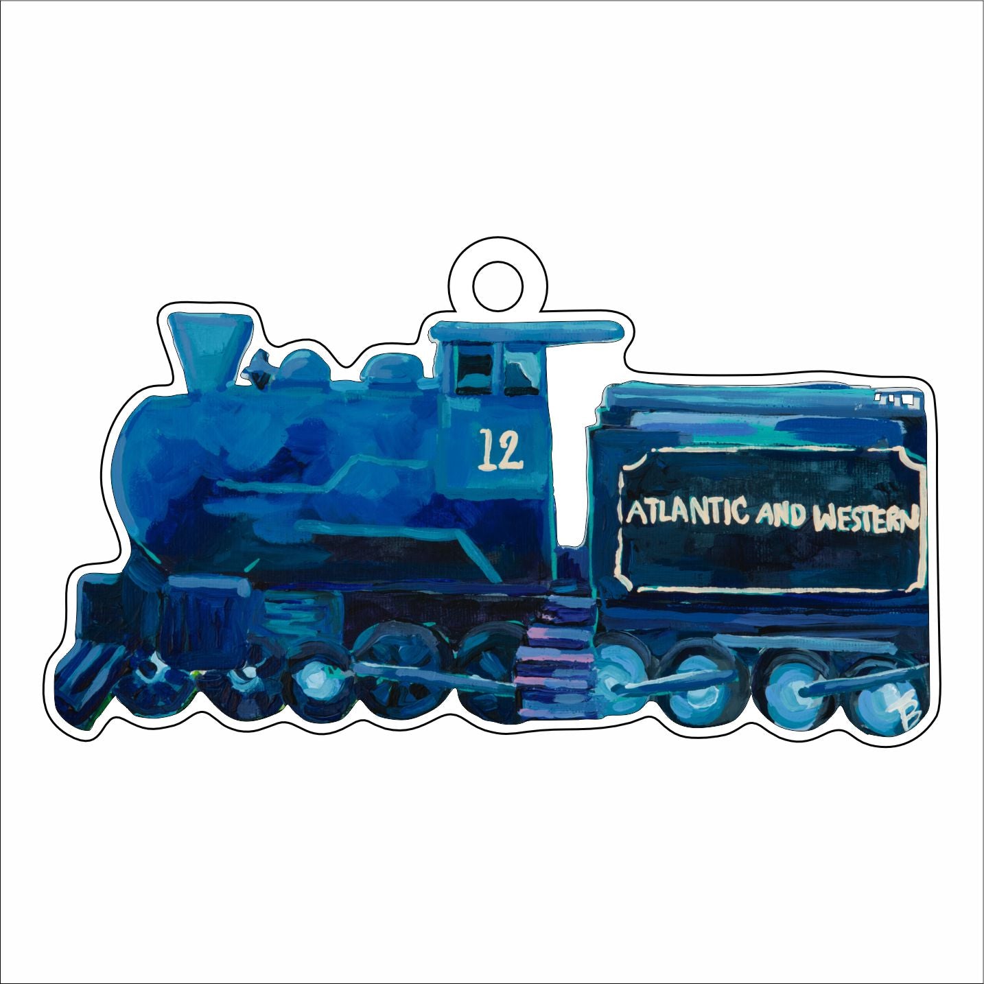 BTA-029 Engine #123 | 0.25in. Acrylic Ornament |
