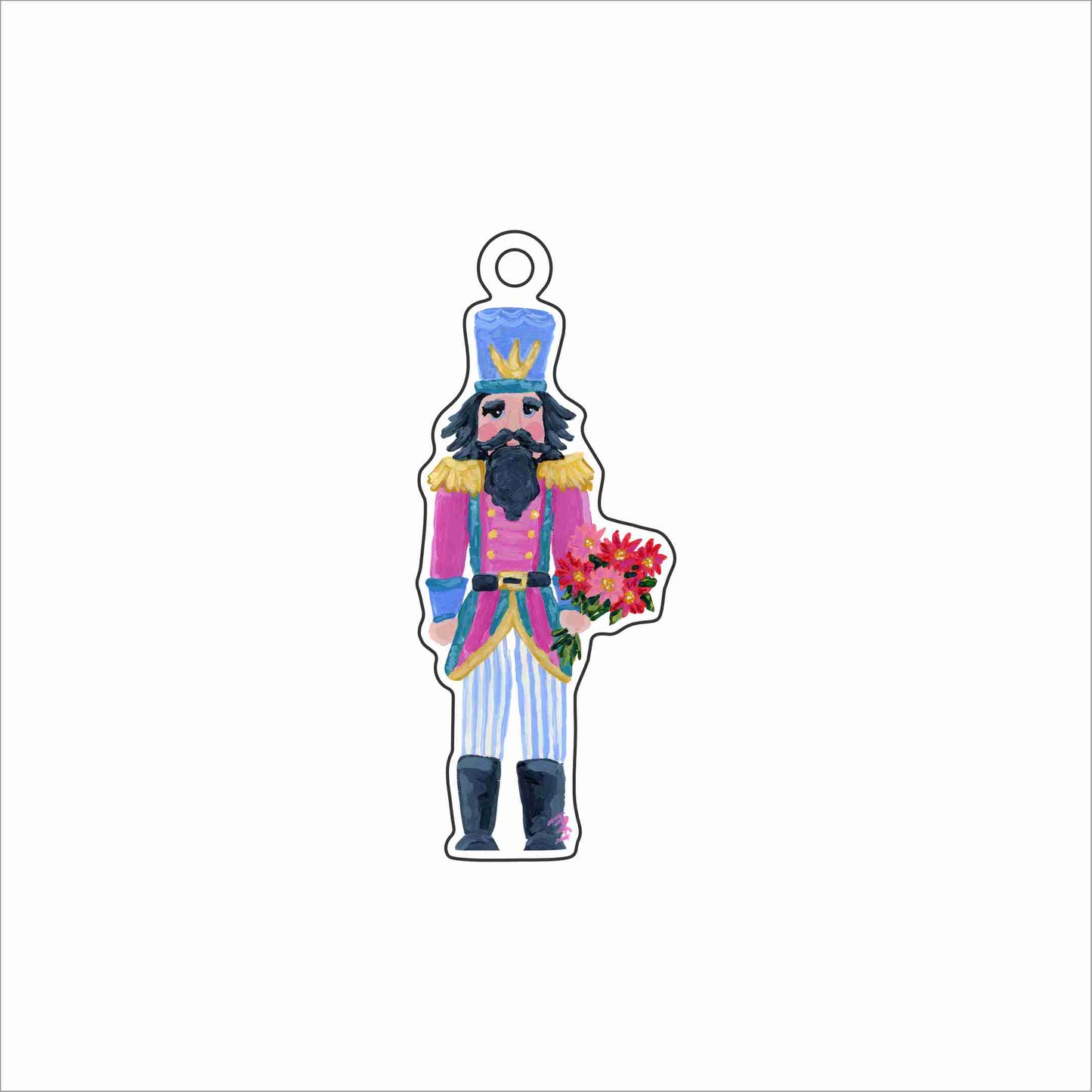 BTA-059 Nutcracker Ornament | 0.25Acrylic Ornament