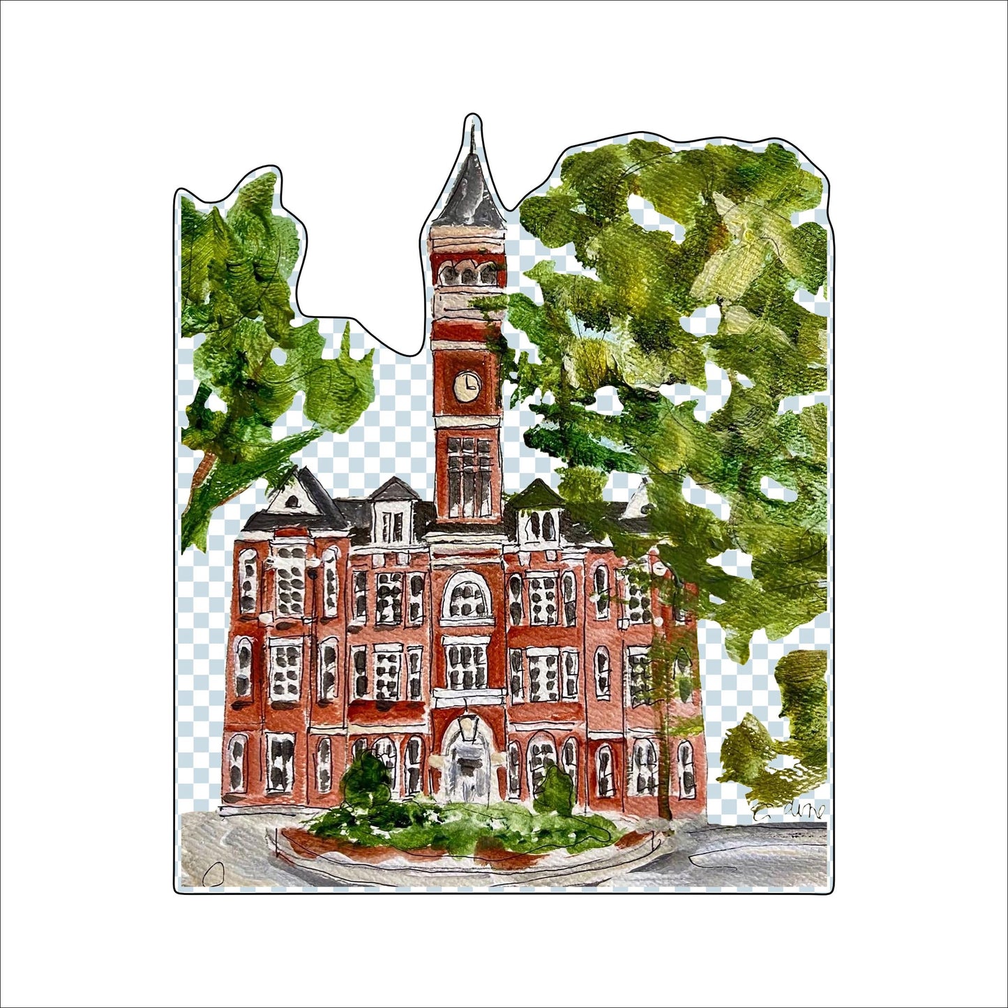 CAA-007 Clemson | 0.75in. Acrylic Cutout