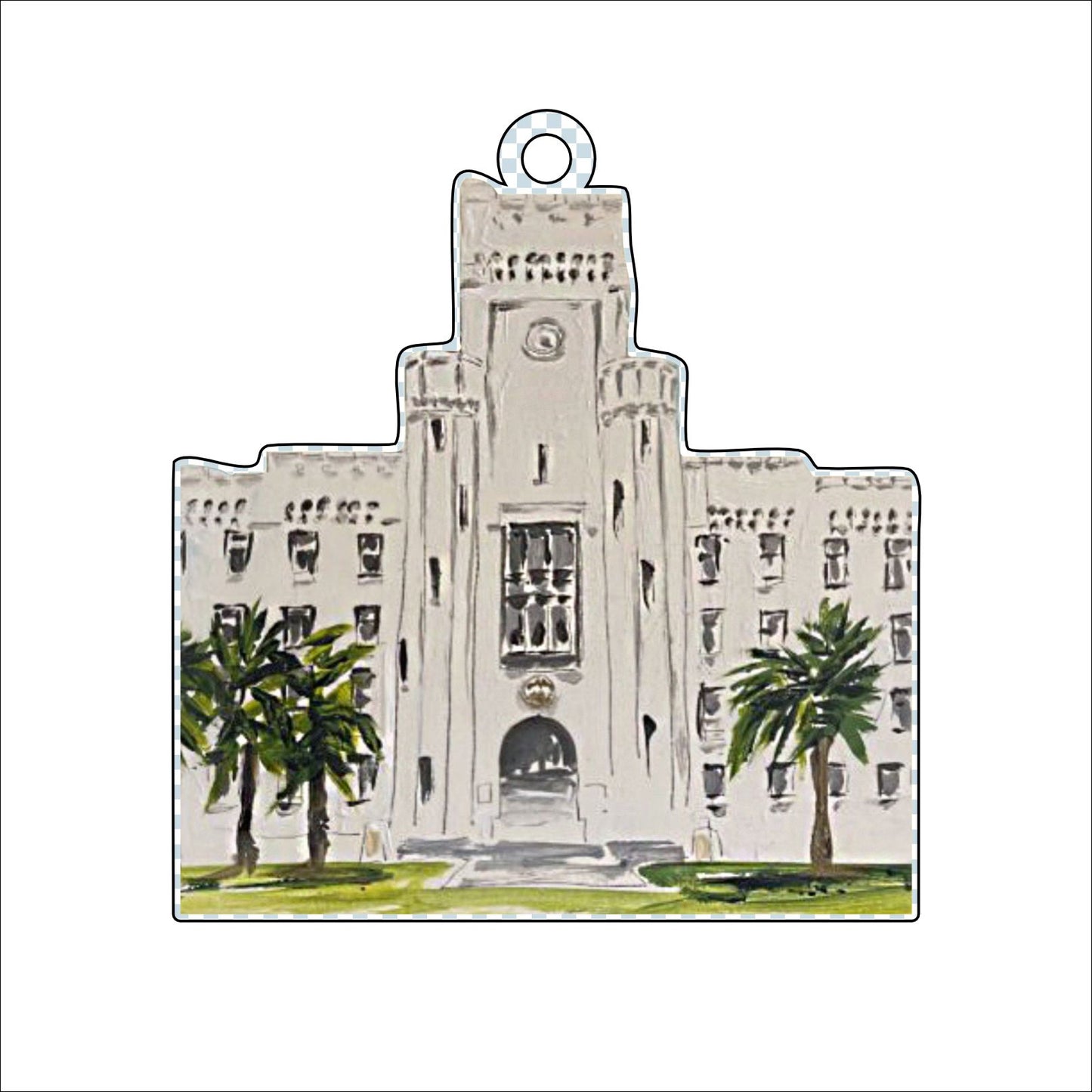 CAA-021 Citadel Ornament | 0.25in. Acrylic Ornament