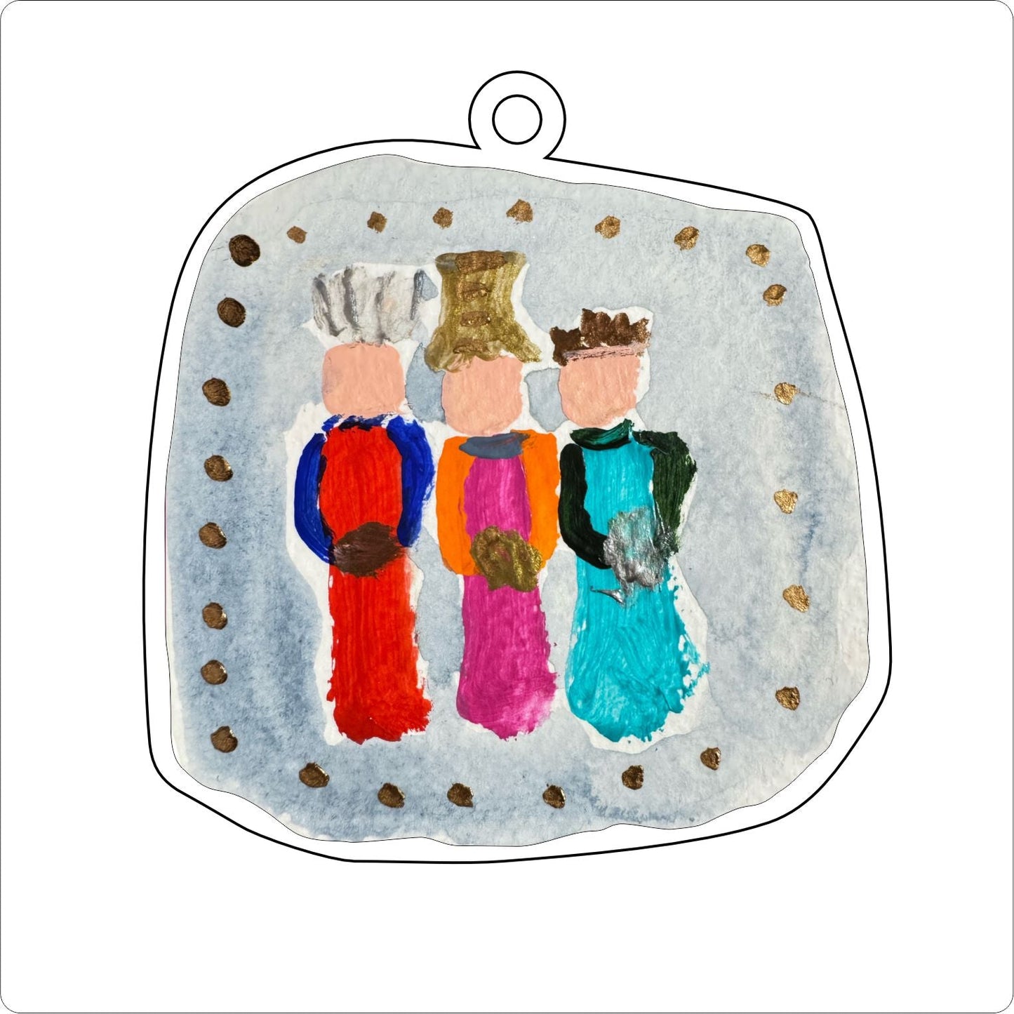 CAA-055 Three Wise Men Ornament | 0.25in. Acrylic