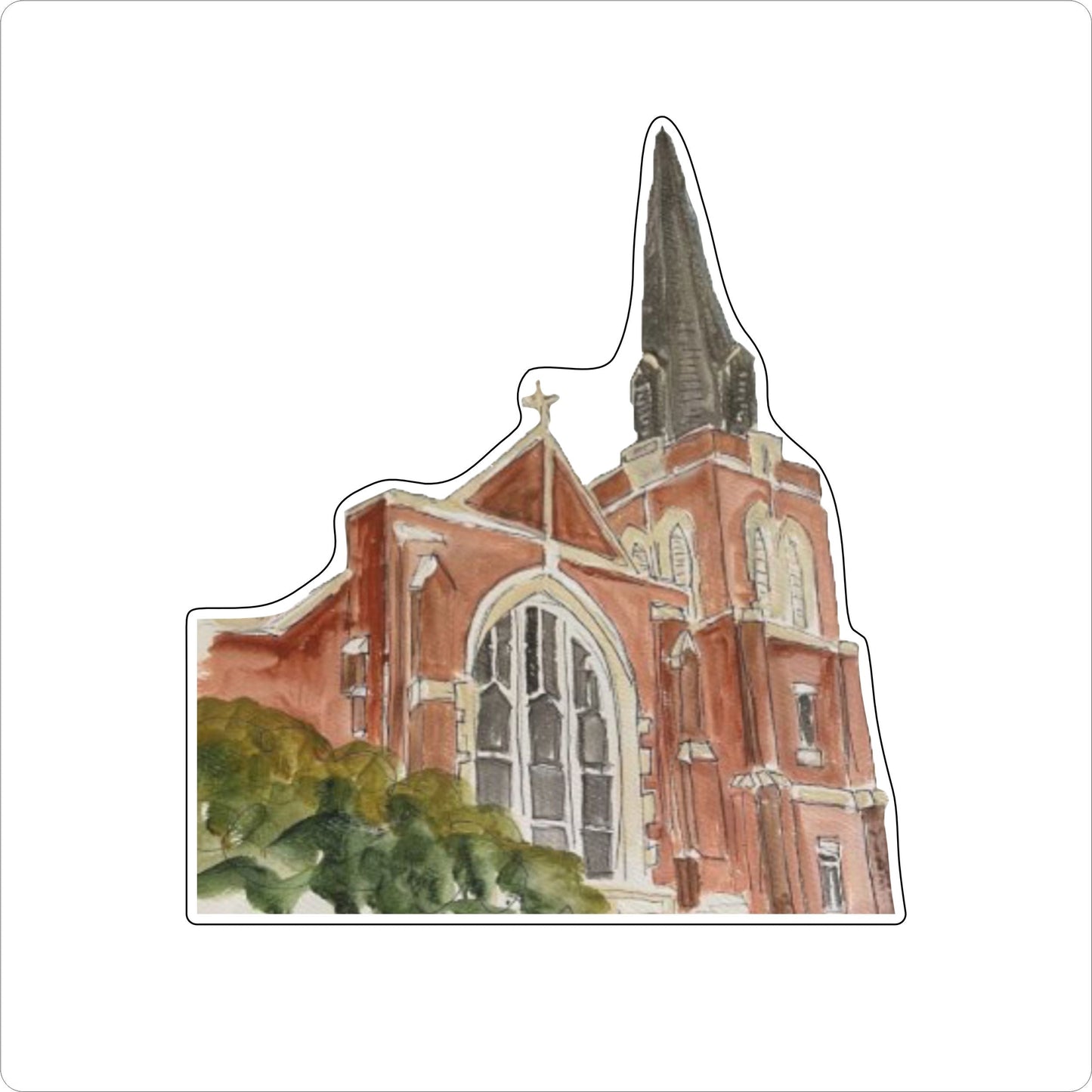 CAA-067 Shandon Methodist | 0.75in. Acrylic