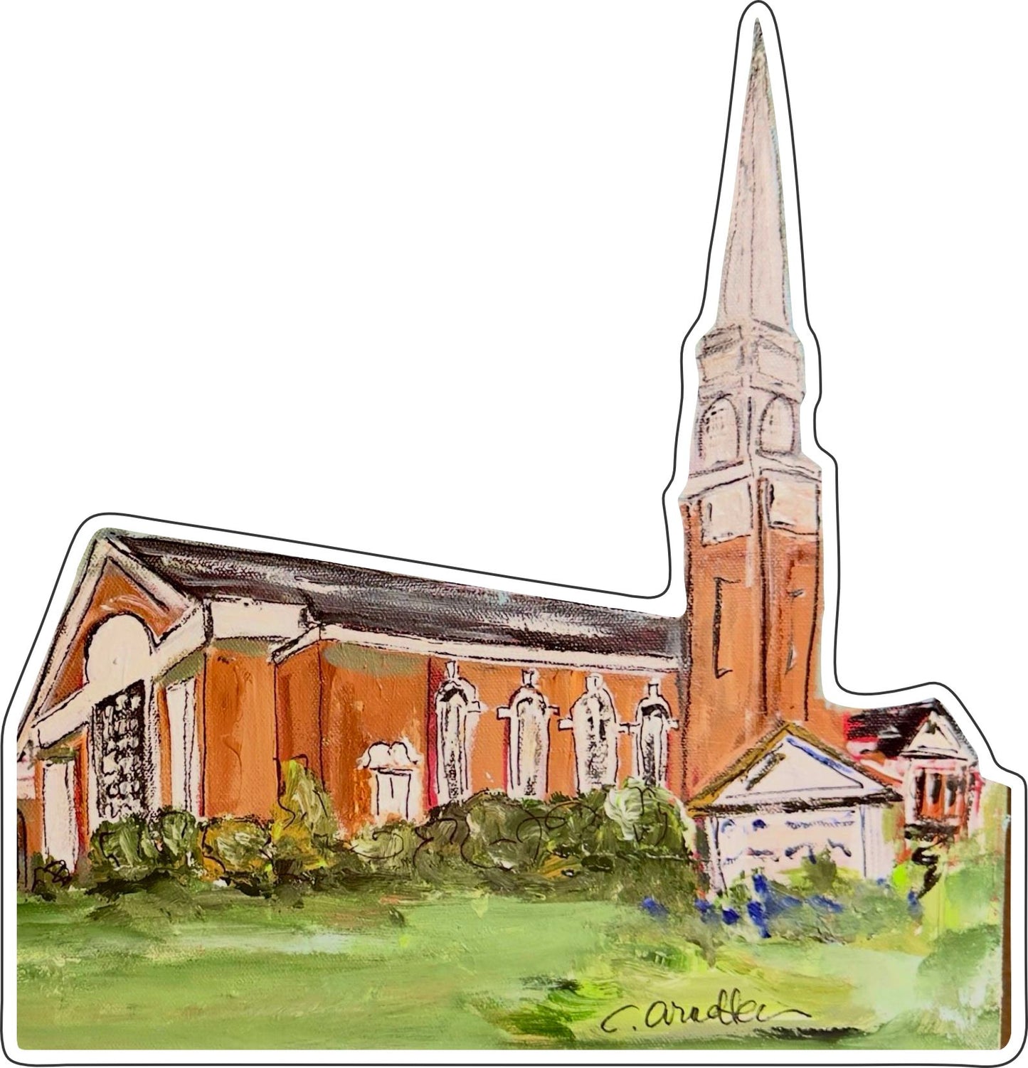 CAA-072 Eastminster Presbyterian | 0.75Acrylic Contour |