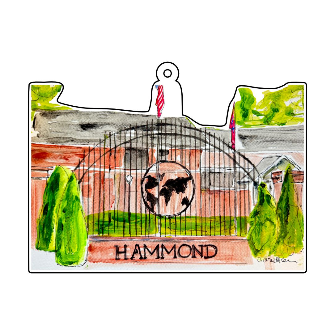 CAA-083 Hammond Keychain | 0.125Acrylic Keychain | Set of 10