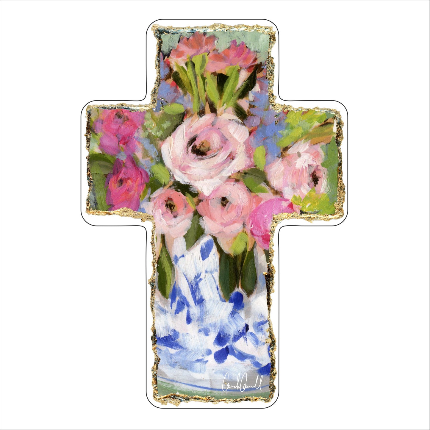 CCA-007 Magenta Cross | 0.75in. Acrylic Cutout | Case (any 10+)