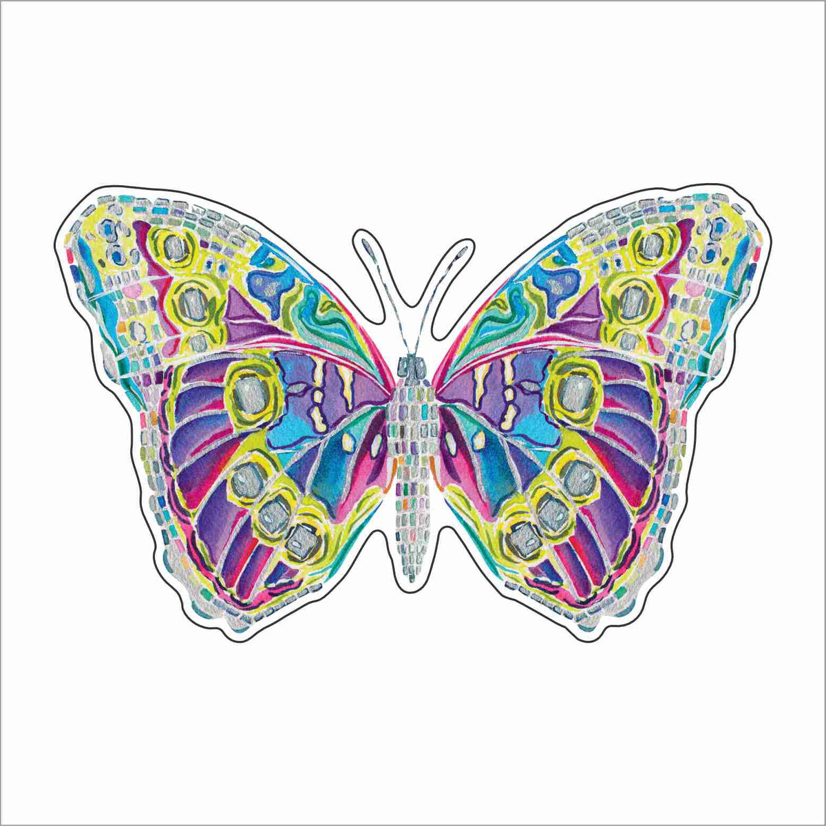 CCRT-115 Disco Butterfly Mini | 0.50Acrylic Mini Contour