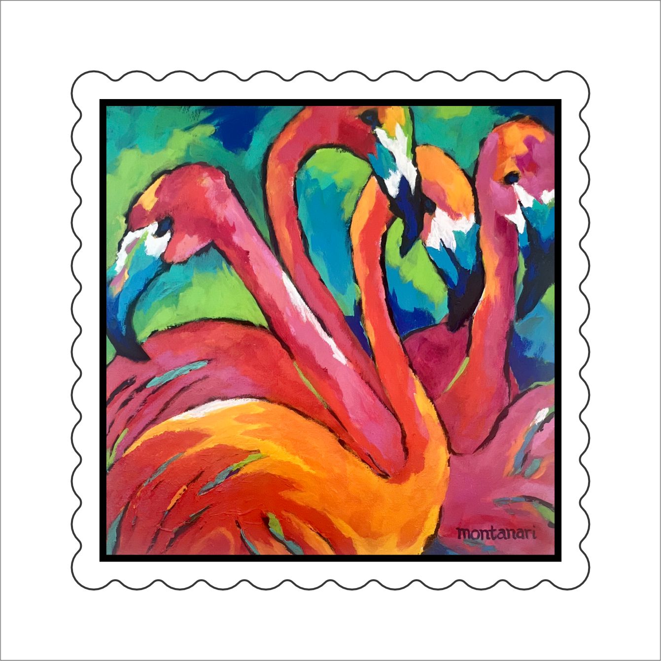 CHM-008 Flamingos Mini | 0.50Acrylic Mini |