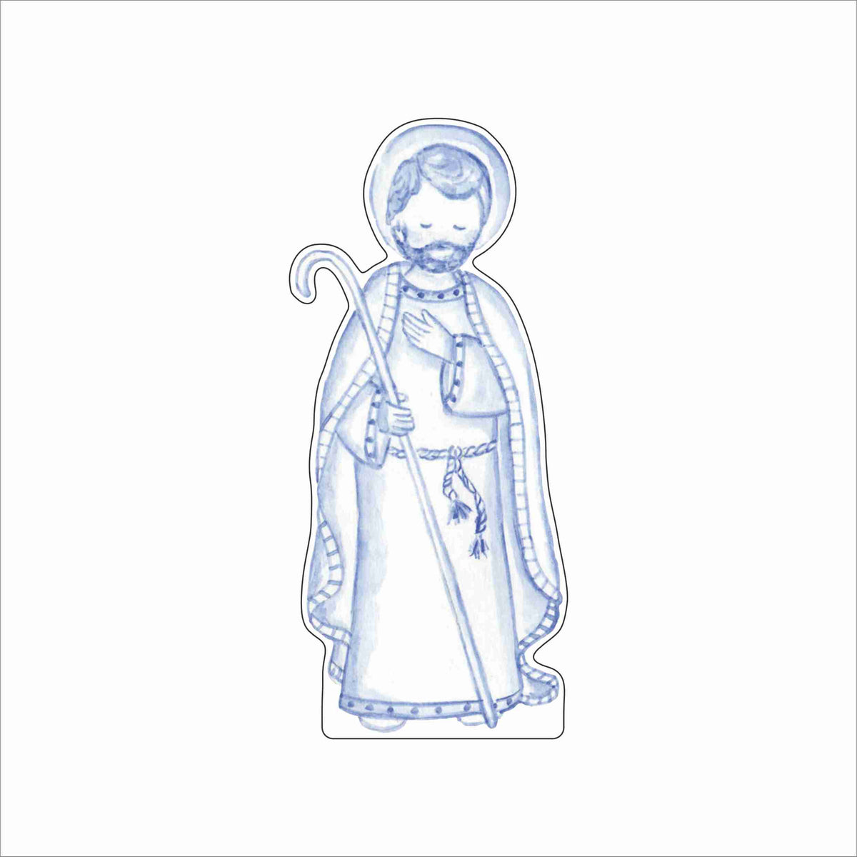 CHS-002 Joseph Nativity | 0.75Acrylic Contour