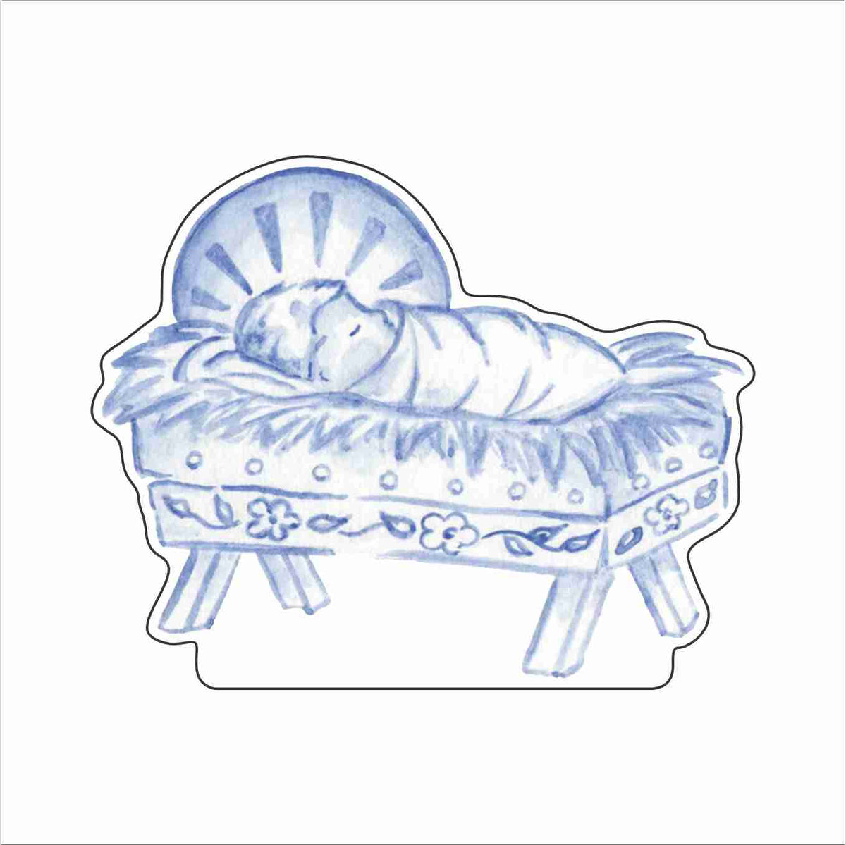 CHS-004 Jesus Nativity | 0.75Acrylic Contour