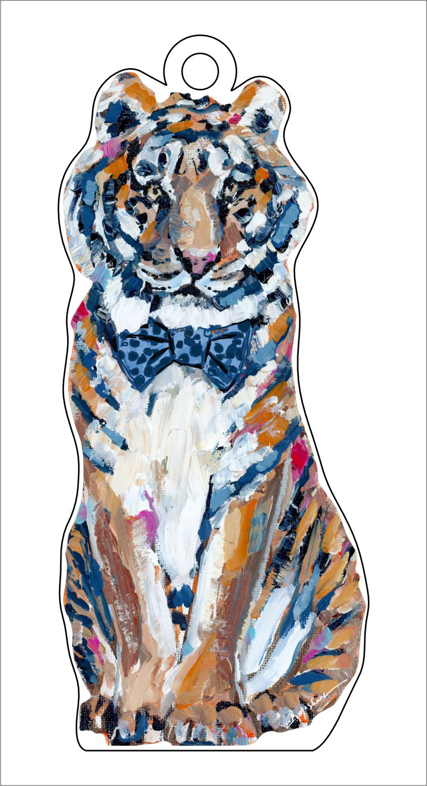 Auburn Tiger | 0.25in. Acrylic Ornament | Case of 25
