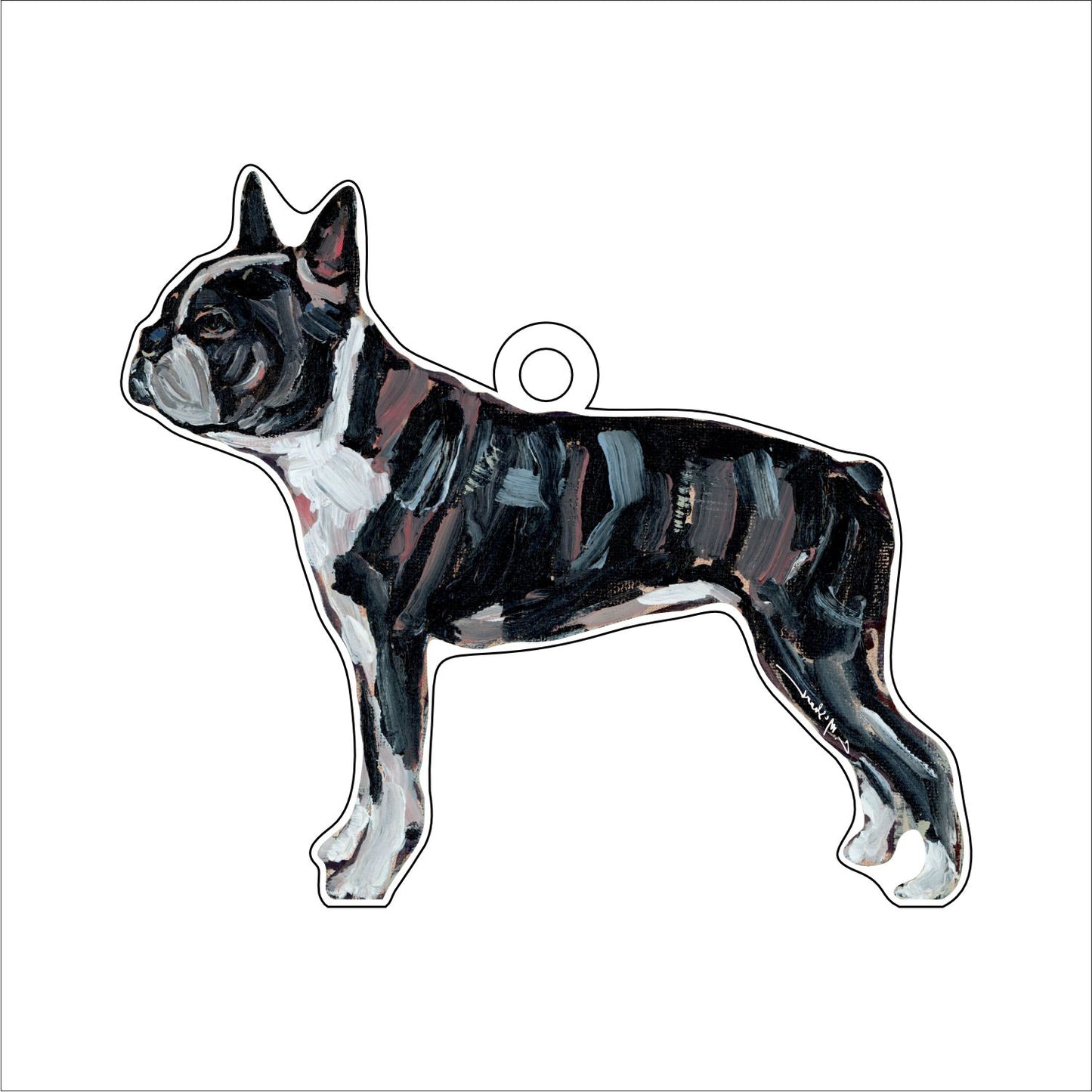 Boston Terrier | 0.25in. Acrylic Ornament | Mix and Match (any 10+)
