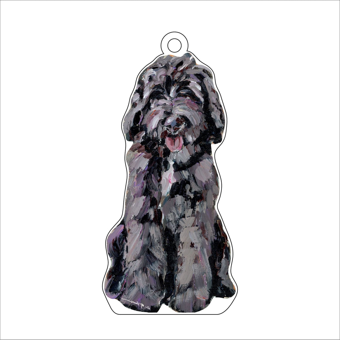 Doodle Chocolate | 0.25in. Acrylic Ornament | Case of 25