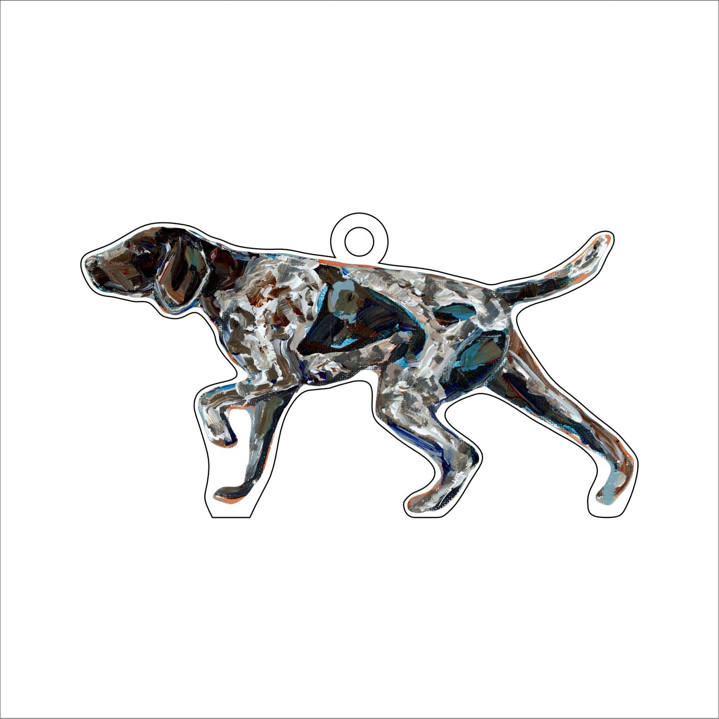 GSP Pointing | 0.25in. Acrylic Ornament | Case of 25
