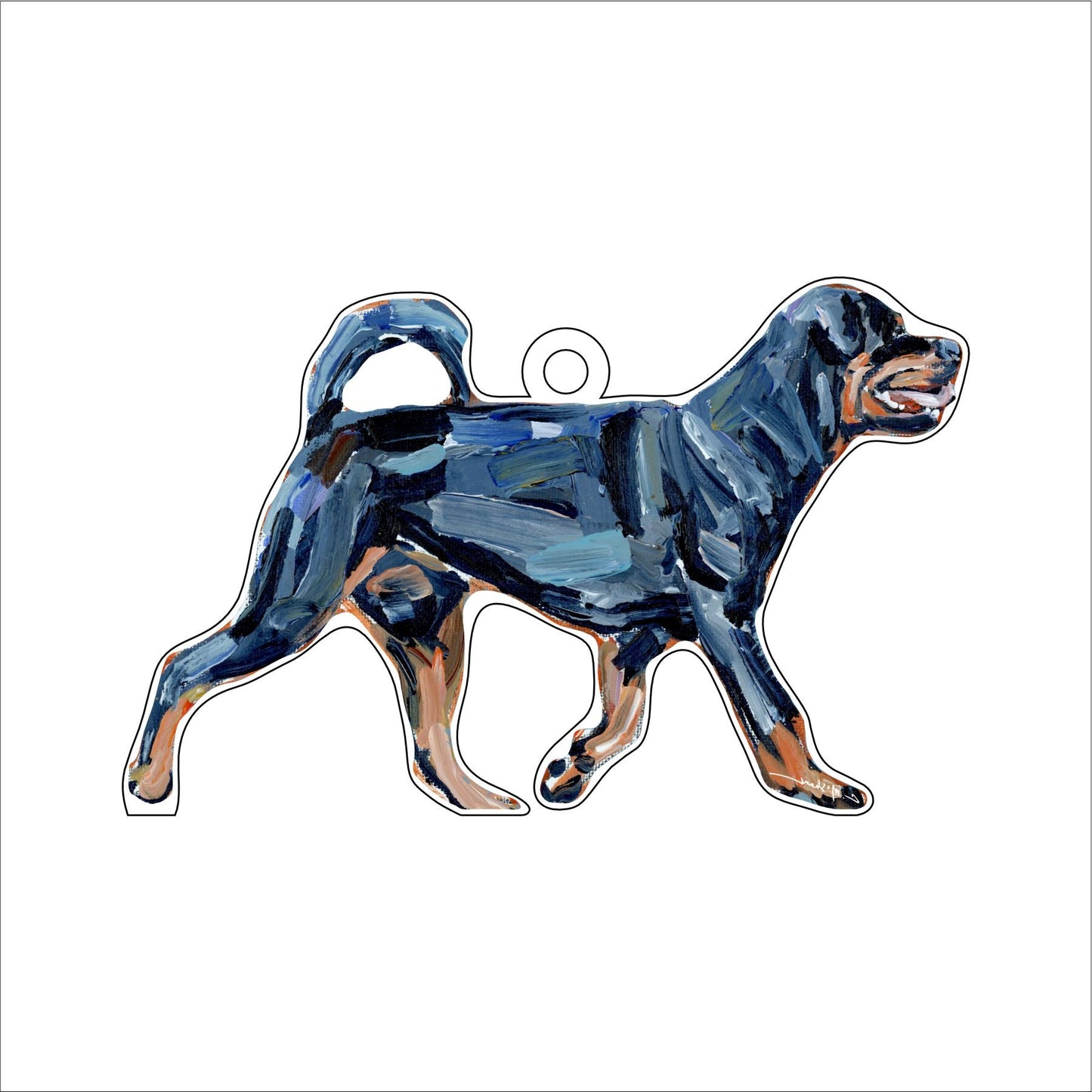 Rottweiler | 0.25in. Acrylic Ornament | Case of 25