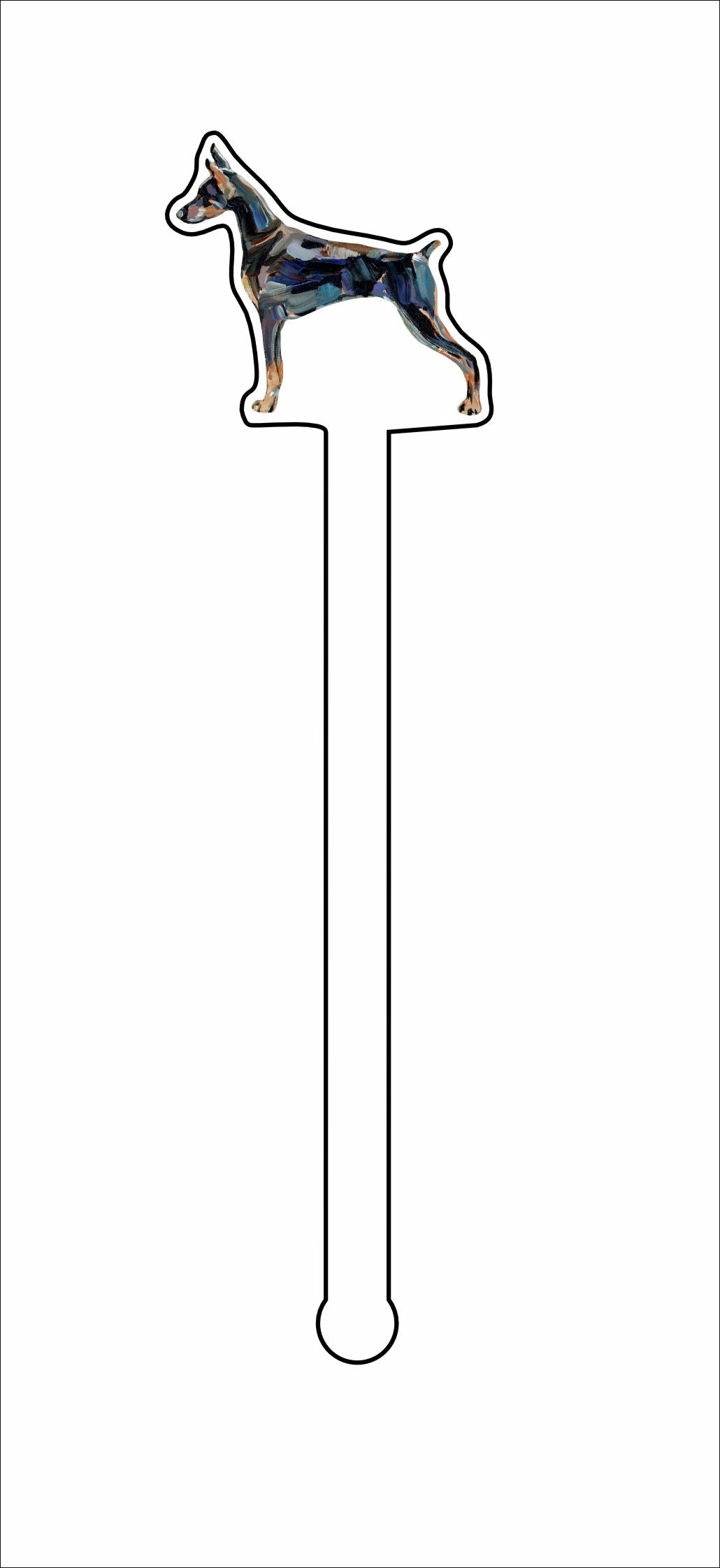 CMS-1365-C4 Doberman Stirrer | 0.125Acrylic Stirrer | Case of 4