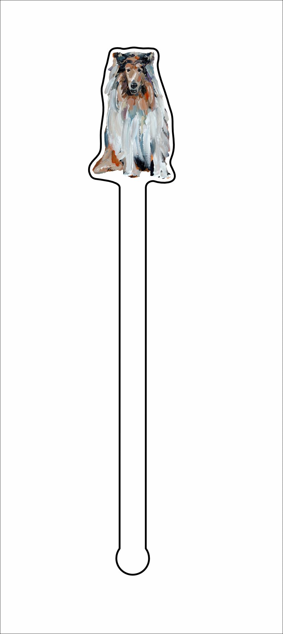 CMS-1424-C4 Rough Collie Stirrer | 0.125Acrylic Stirrer | Case of 4