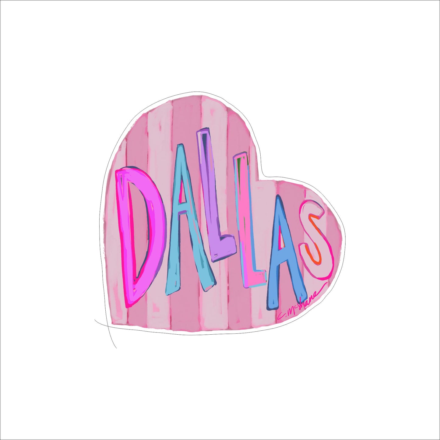 CMS-1546 Dallas LOVE Mini | 0.50Acrylic Mini | Case of 25