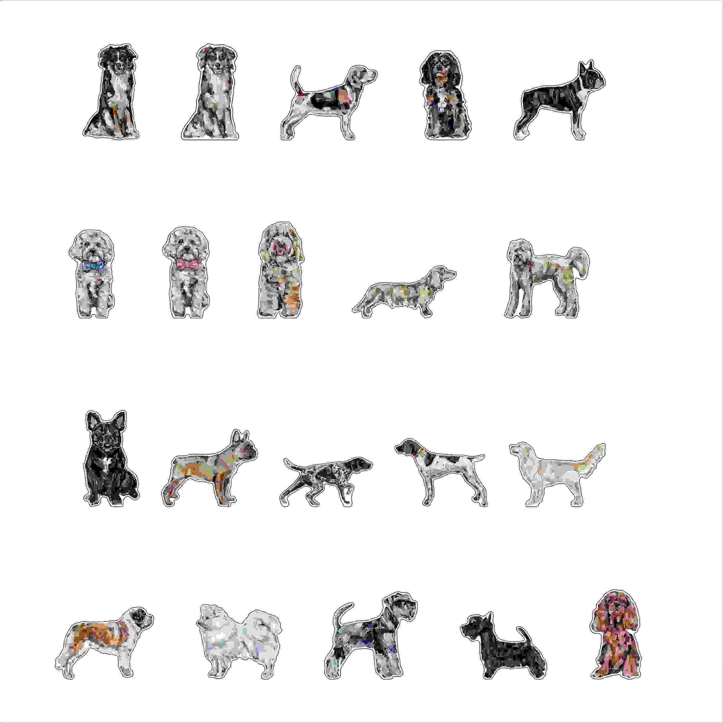 CMS-1697 Magnet Variety Pack 2 | 0.125Acrylic Magnet
