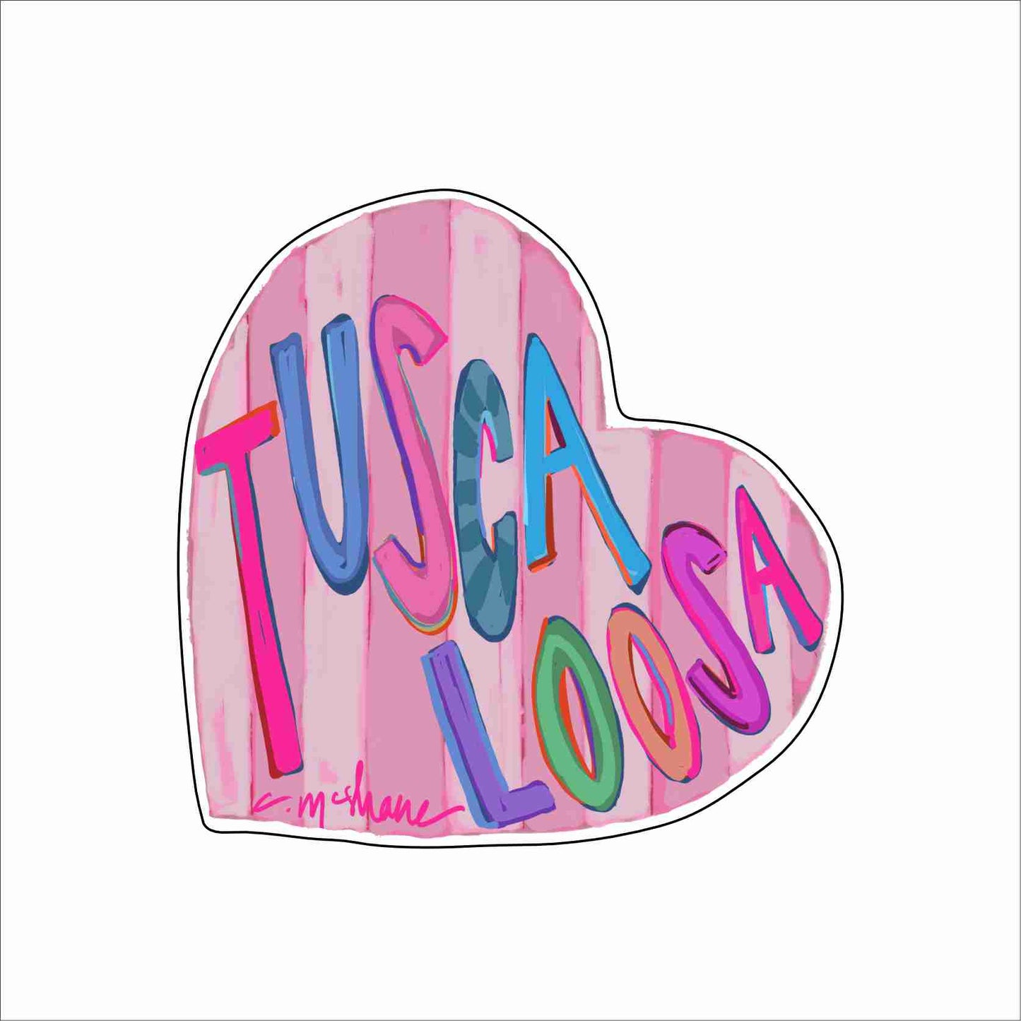 CMS-1774 Tuscaloosa Love Mini | 0.50Acrylic Mini Contour | Case of 25
