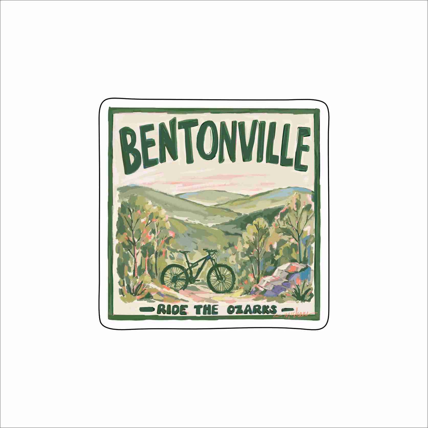 CMS-1782 Bentonville RTO Magnet | 0.125Acrylic Magnet | Set of 10