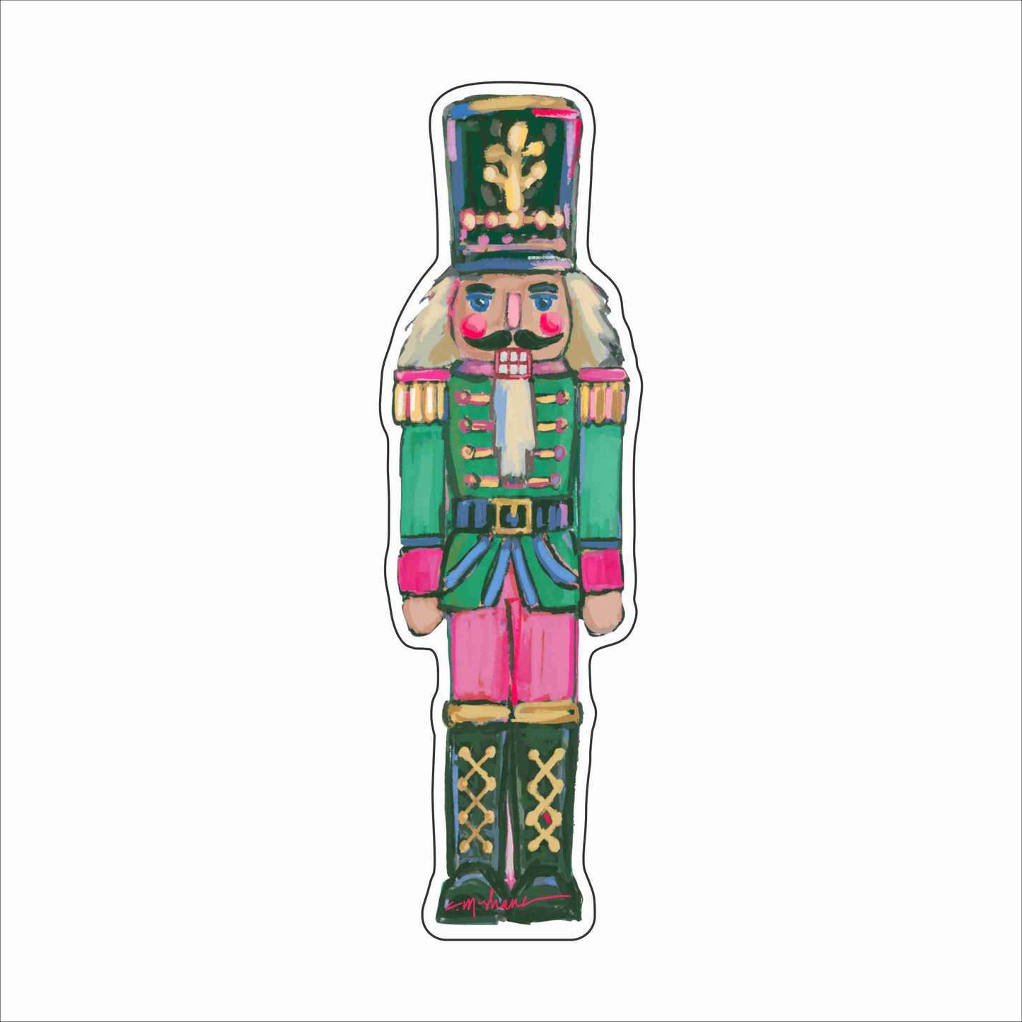 CMS-1859 Nutcracker Green | 0.75Acrylic Contour