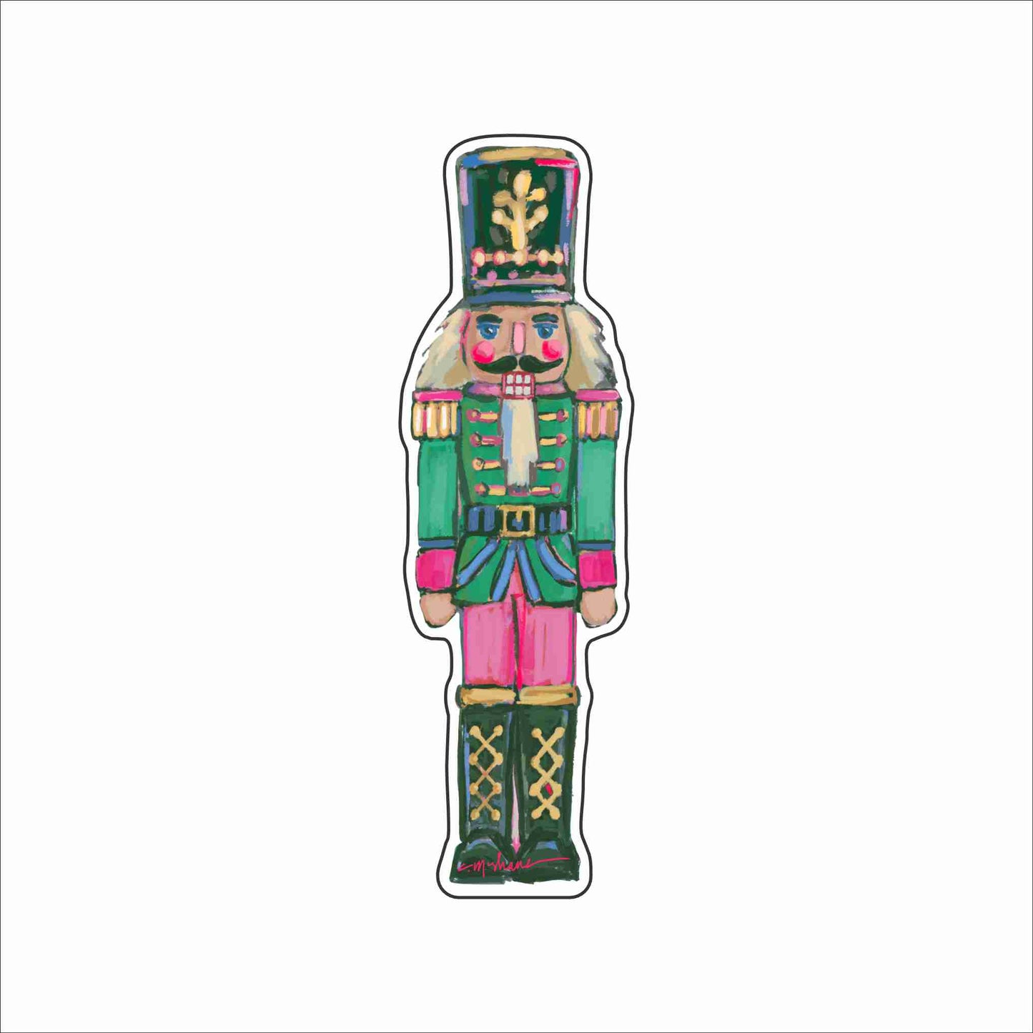 CMS-1860 Nutcracker Green Mini | 0.50Acrylic Mini Contour