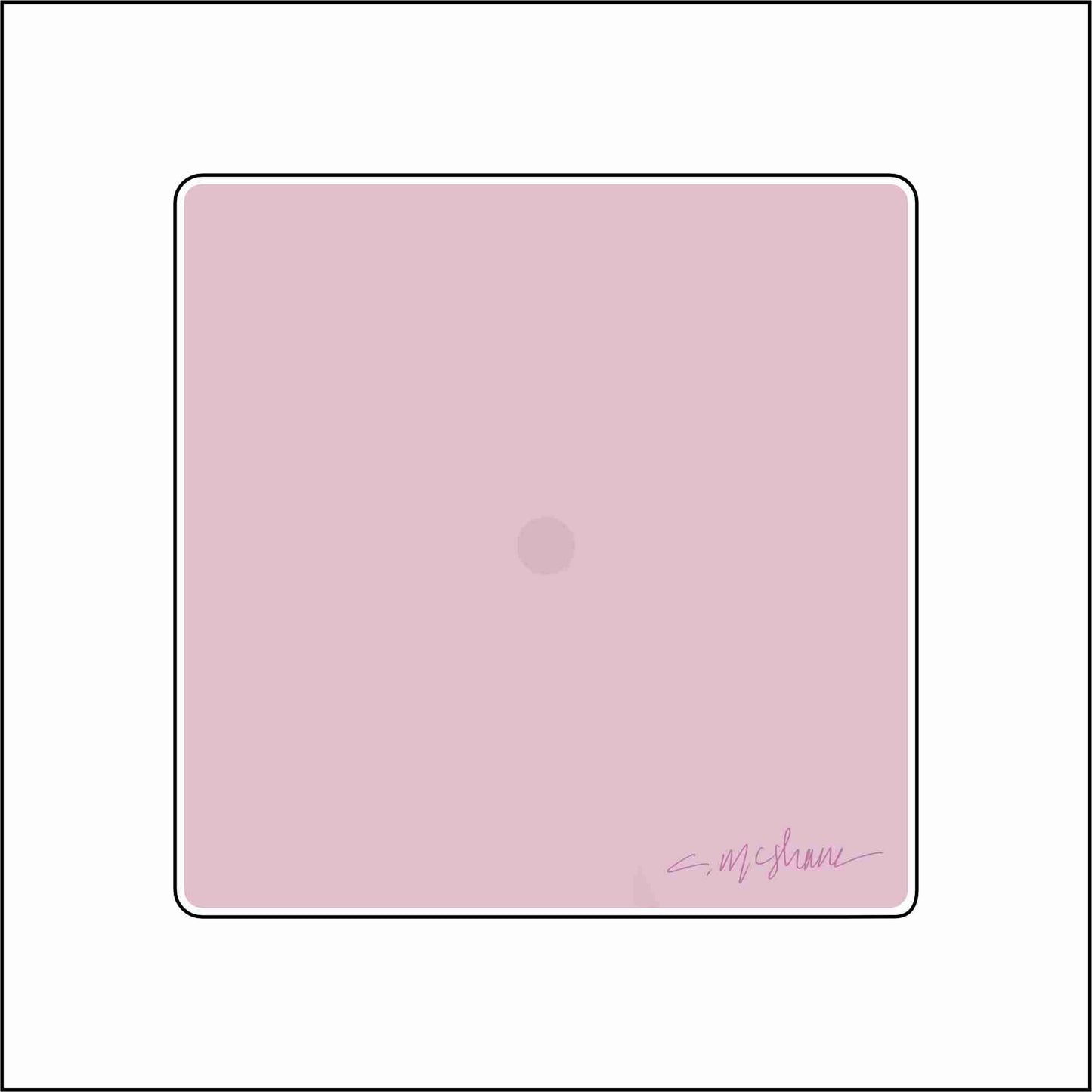 CMS-1881 Light Pink Magnet Block | 0.75Acrylic Magnet Block with Steel Disc