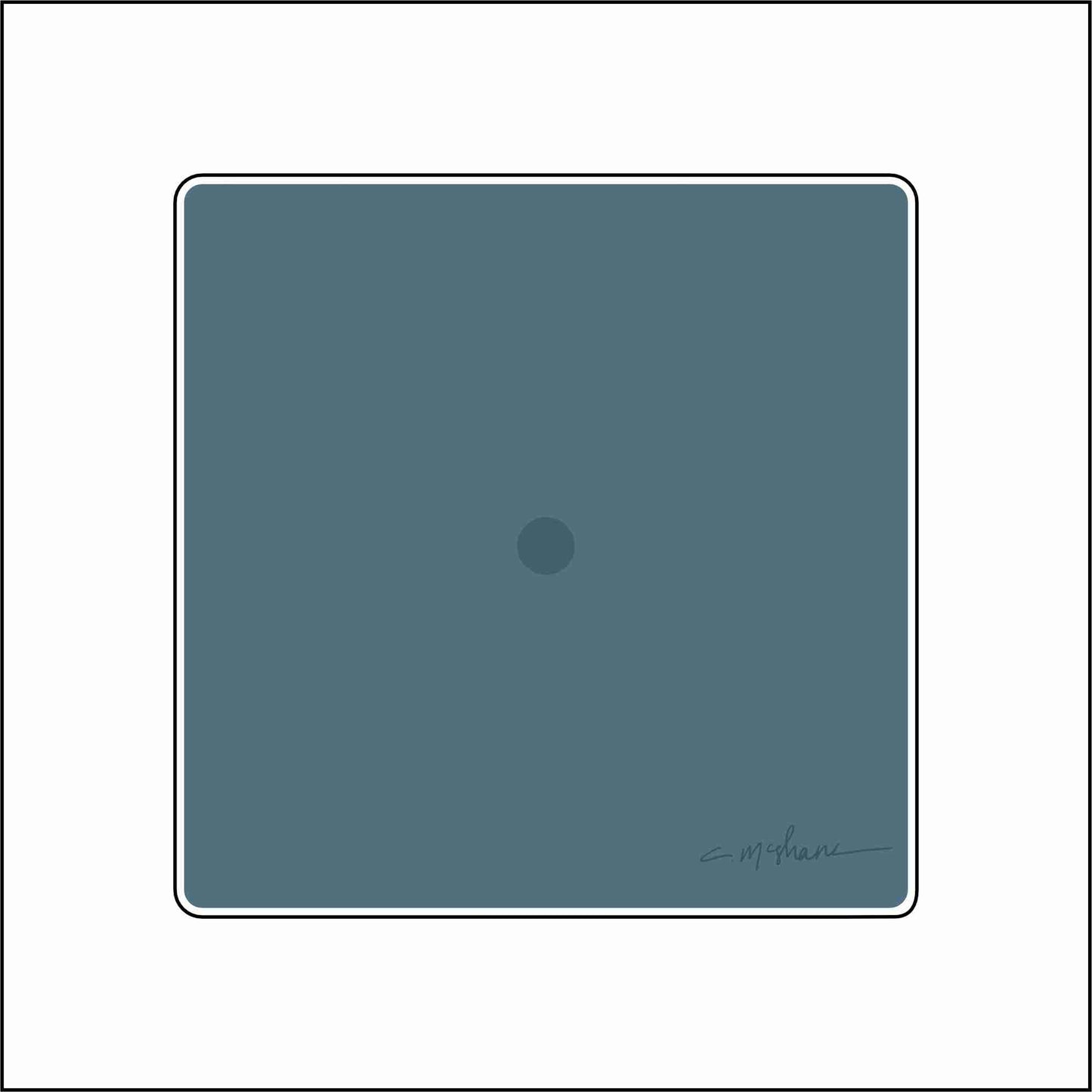 CMS-1882 Dark Blue Magnet Block | 0.75Acrylic Magnet Block with Steel Disc