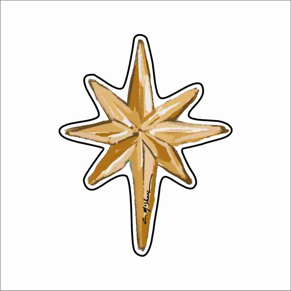 CMS-1893 Star Nativity Magnet | 0.125Acrylic Magnet