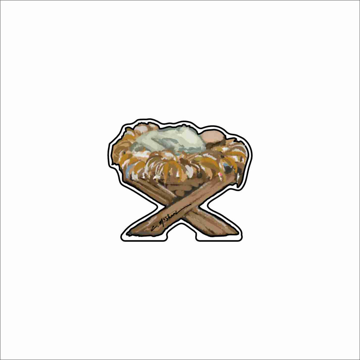 CMS-1900 Manger Nativity Mini | 0.50Acrylic Mini Contour
